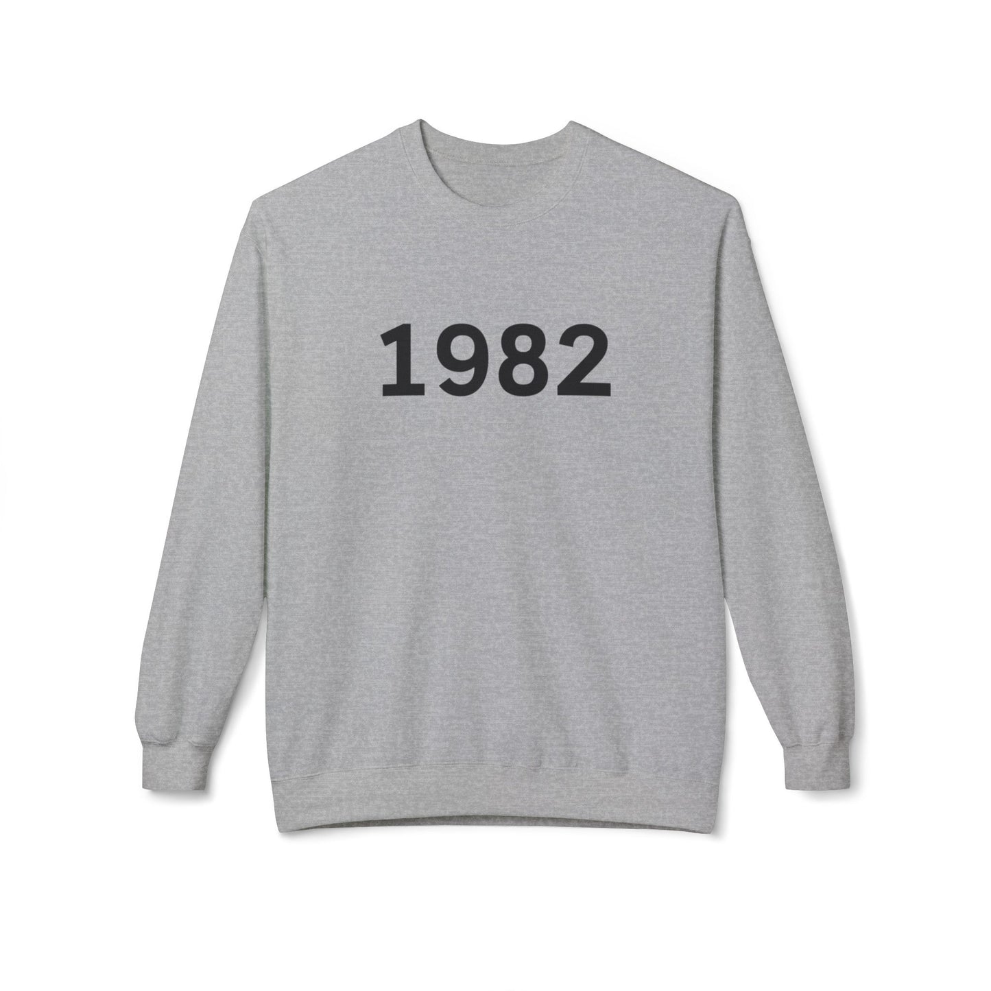 1982 Unisex Midweight Softstyle Fleece Crewneck Sweatshirt - L.W. Unlimited Custom Design Space