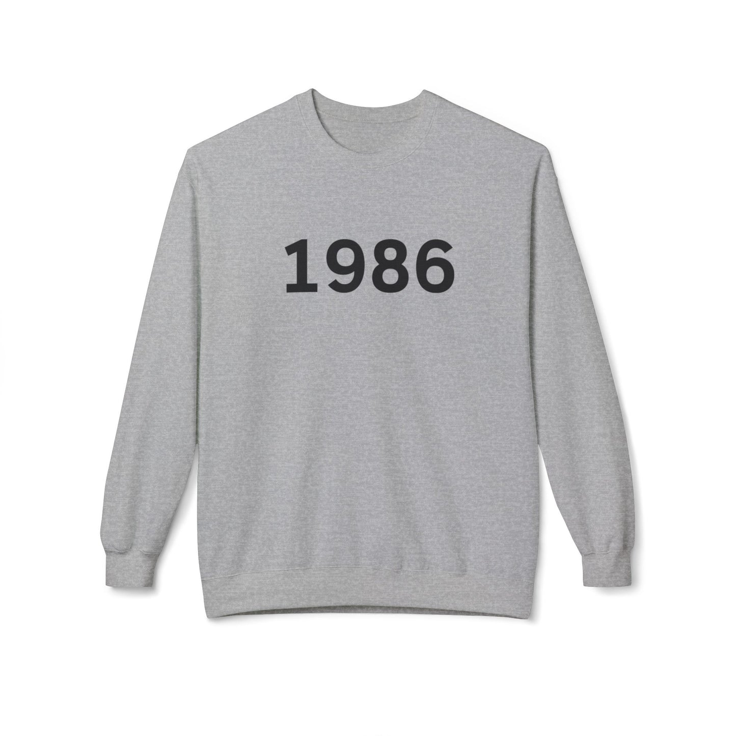 1986 Unisex Midweight Softstyle Fleece Crewneck Sweatshirt - L.W. Unlimited Custom Design Space