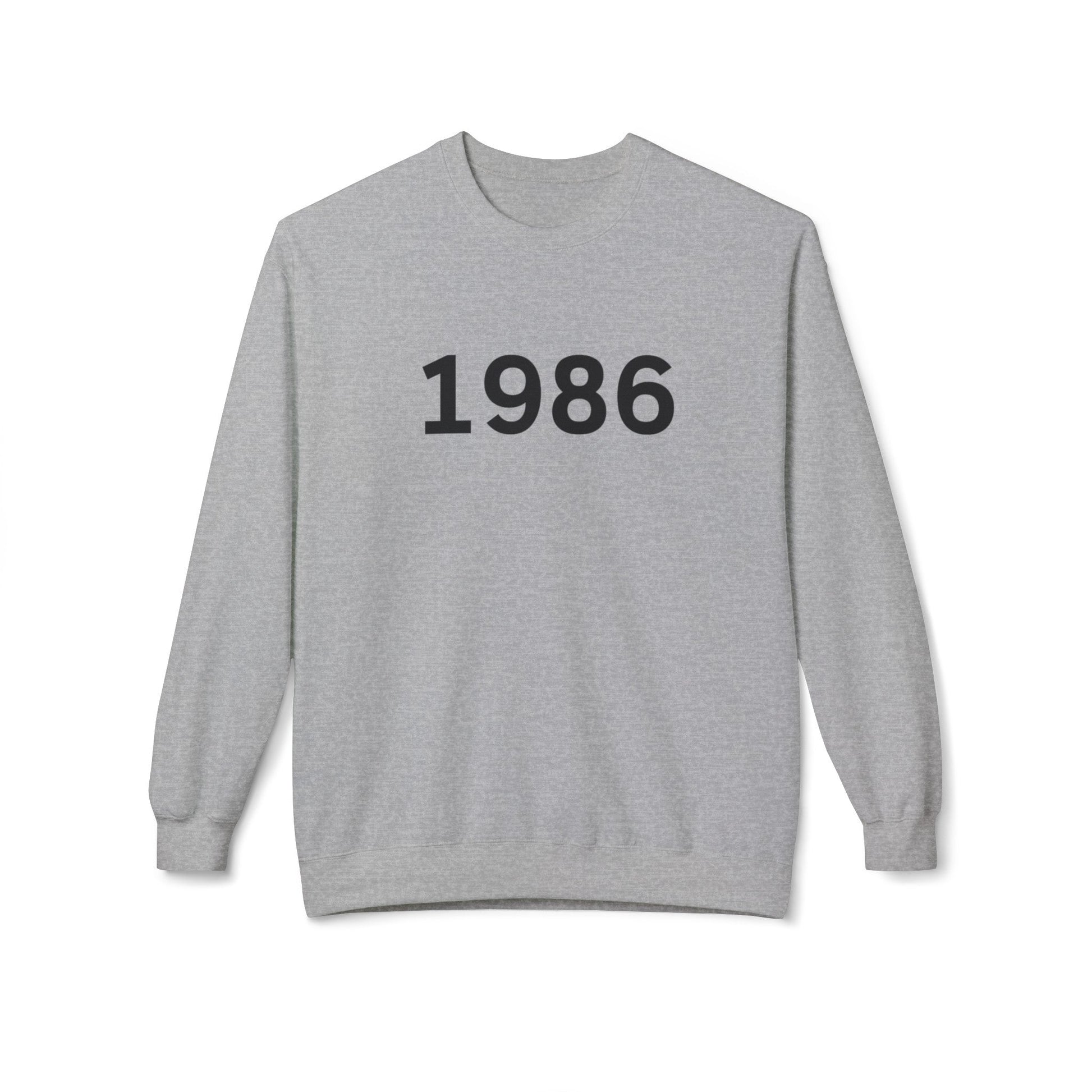 1986 Unisex Midweight Softstyle Fleece Crewneck Sweatshirt - L.W. Unlimited Custom Design Space