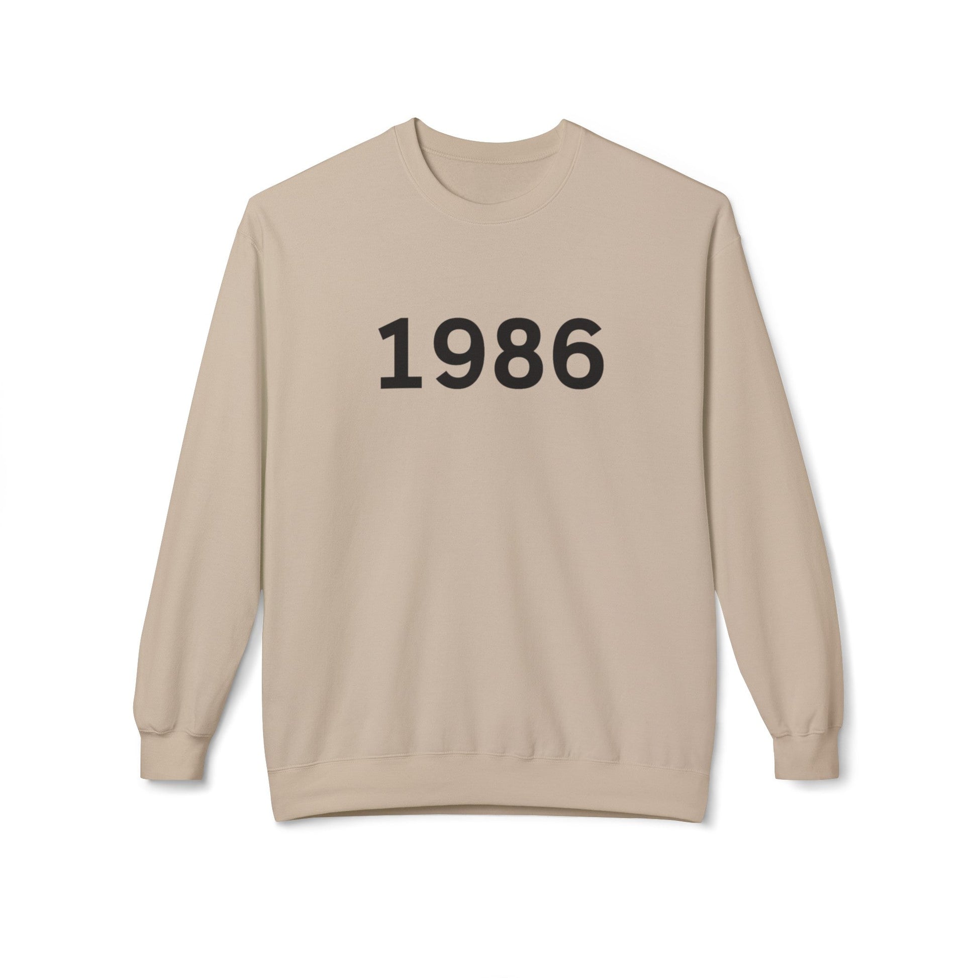 1986 Unisex Midweight Softstyle Fleece Crewneck Sweatshirt - L.W. Unlimited Custom Design Space