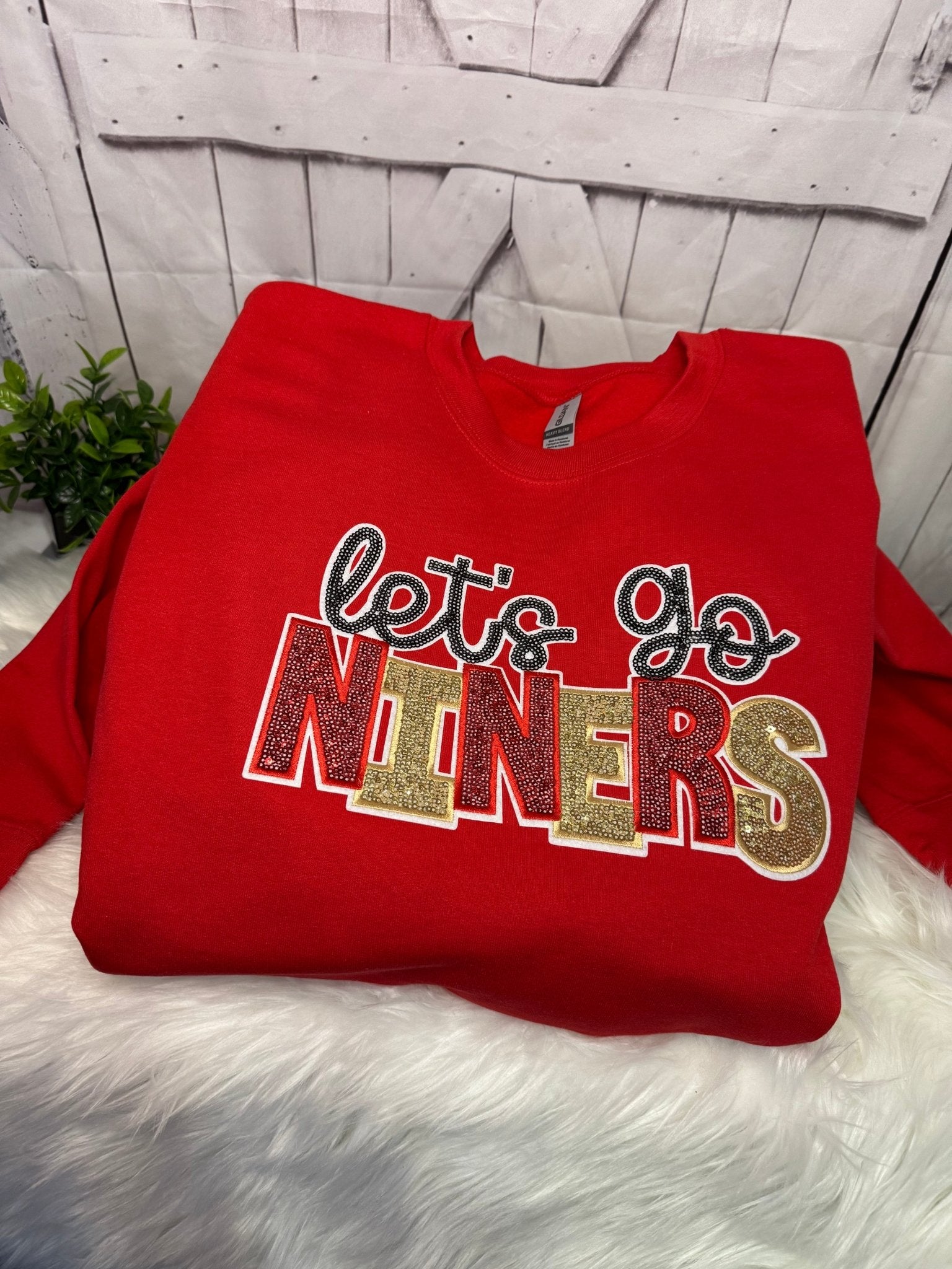 49er's Sequin Crewneck - L.W. Unlimited Custom Design Space