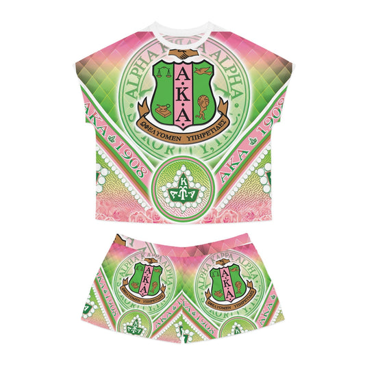 AKA Women's Short Pajama Set - L.W. Unlimited Custom Design Space