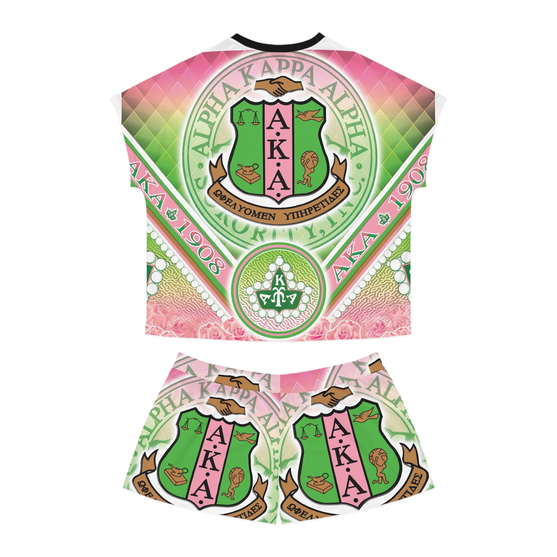 AKA Women's Short Pajama Set - L.W. Unlimited Custom Design Space