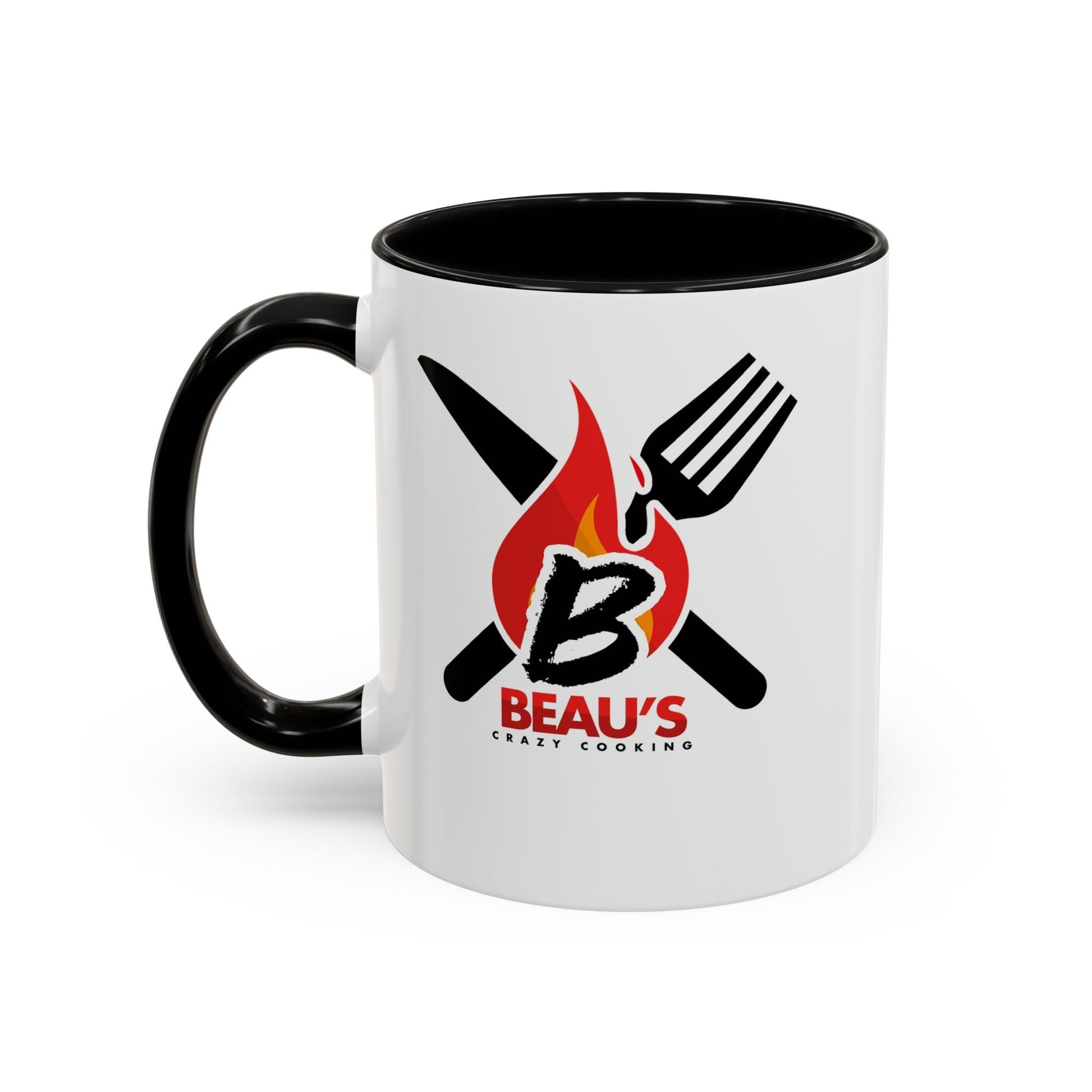 Beau's Crazy Cooking Accent Coffee Mug (11 oz) - L.W. Unlimited Custom Design Space