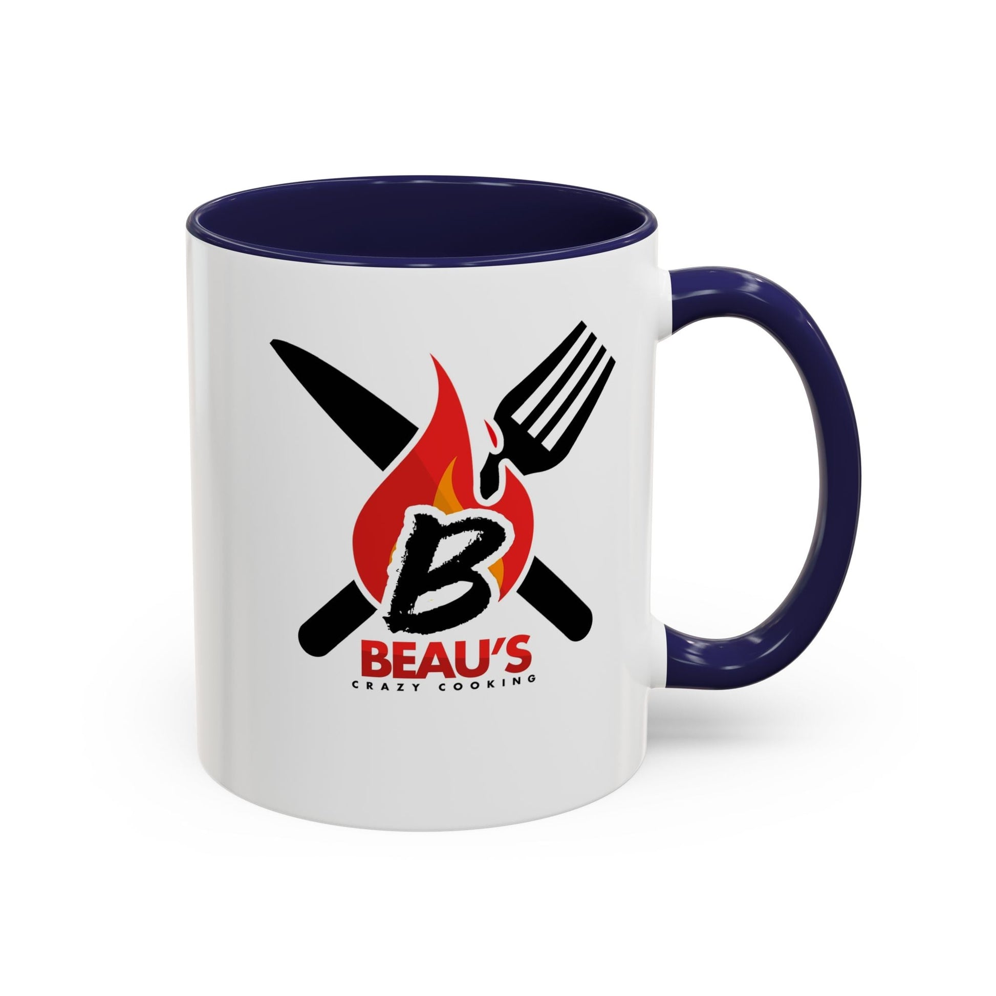 Beau's Crazy Cooking Accent Coffee Mug (11 oz) - L.W. Unlimited Custom Design Space