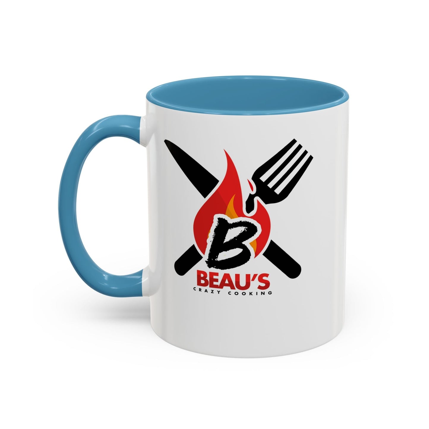 Beau's Crazy Cooking Accent Coffee Mug (11 oz) - L.W. Unlimited Custom Design Space