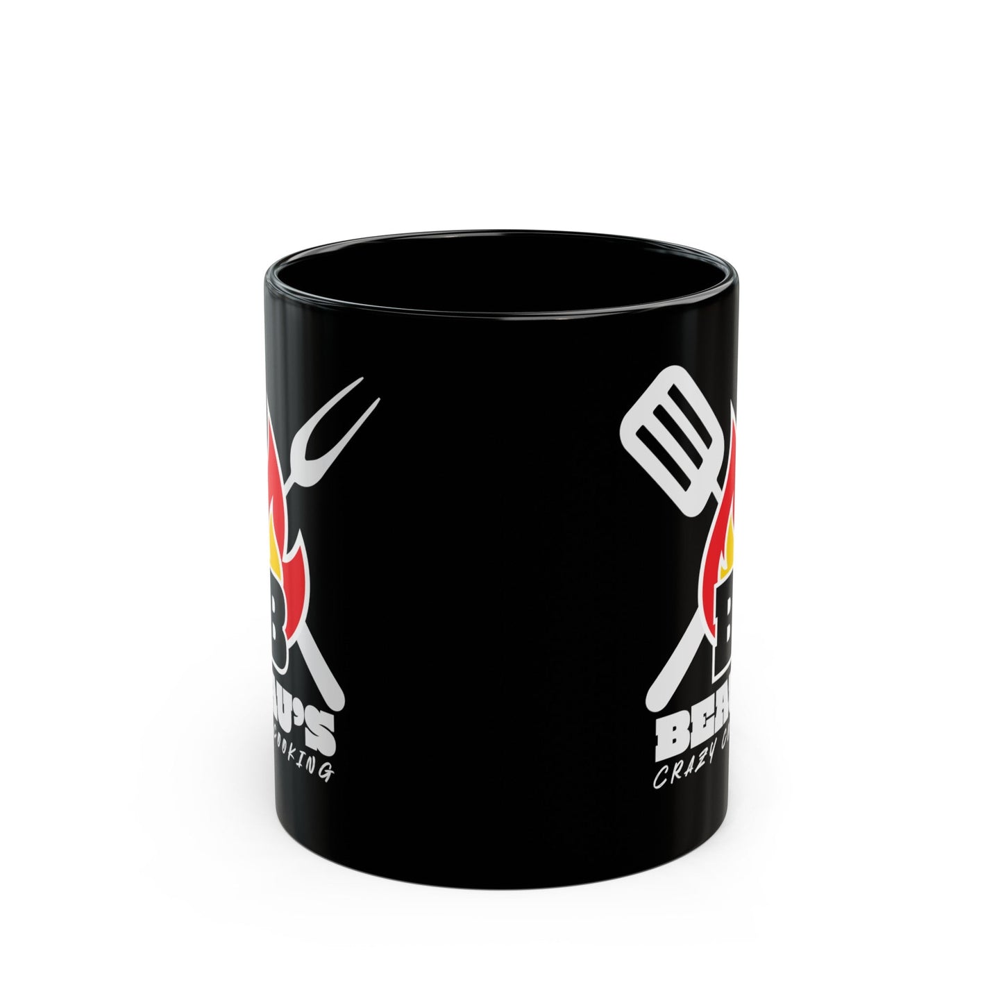 Beau's Crazy Cooking Black Mug (11oz, 15oz) - L.W. Unlimited Custom Design Space