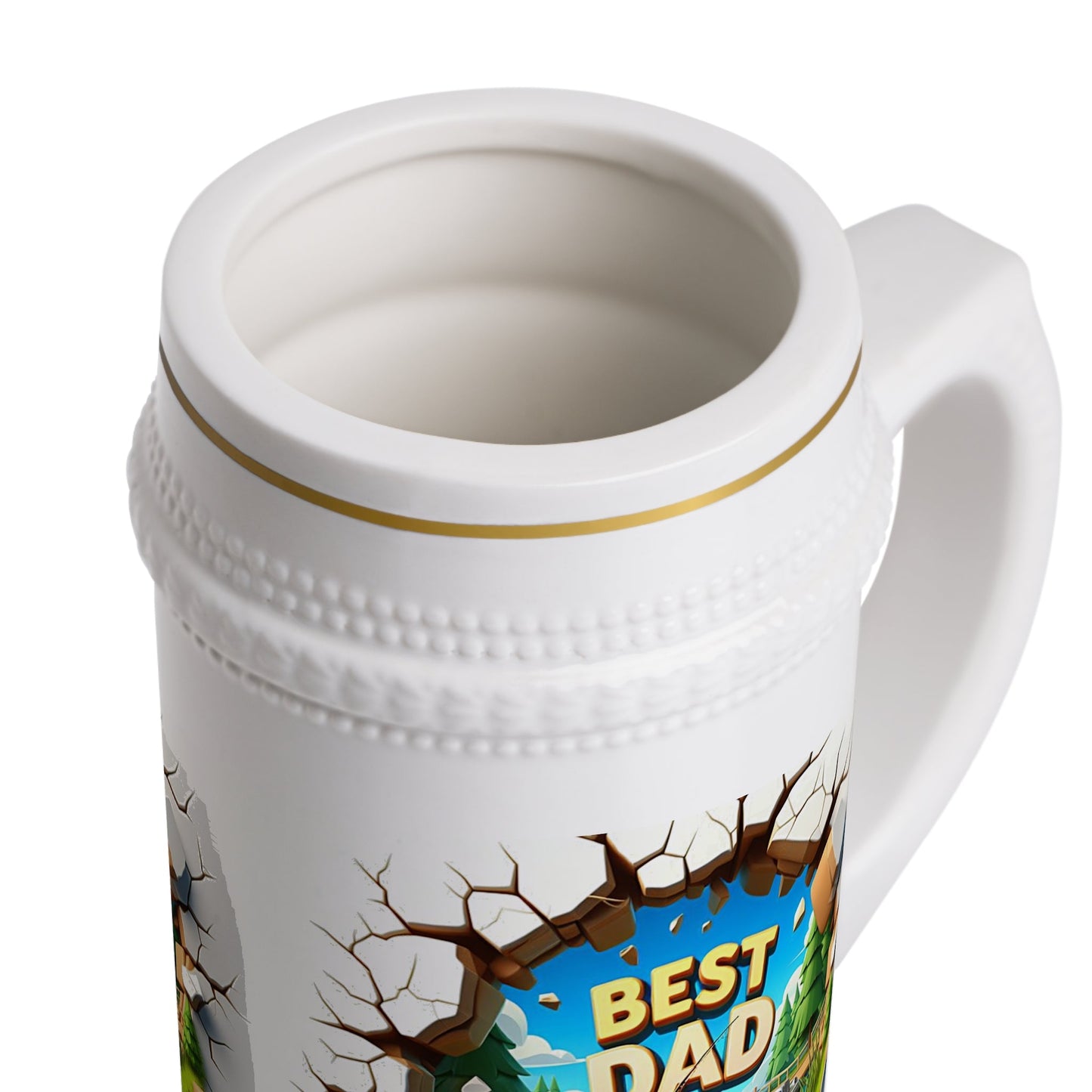 Best Dad Beer Stein Mug - L.W. Unlimited Custom Design Space