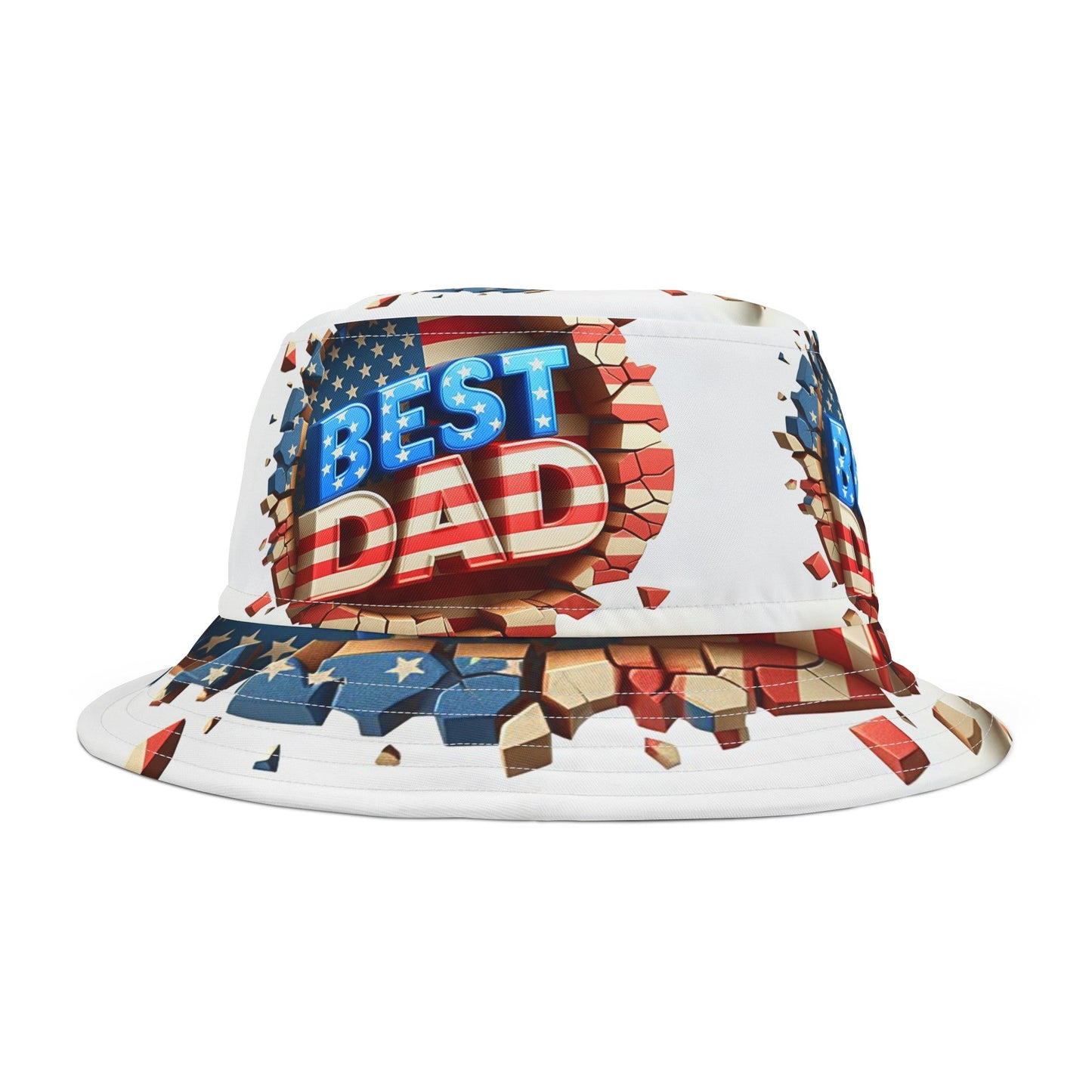 Best Dad Bucket Hat (AOP) - L.W. Unlimited Custom Design Space