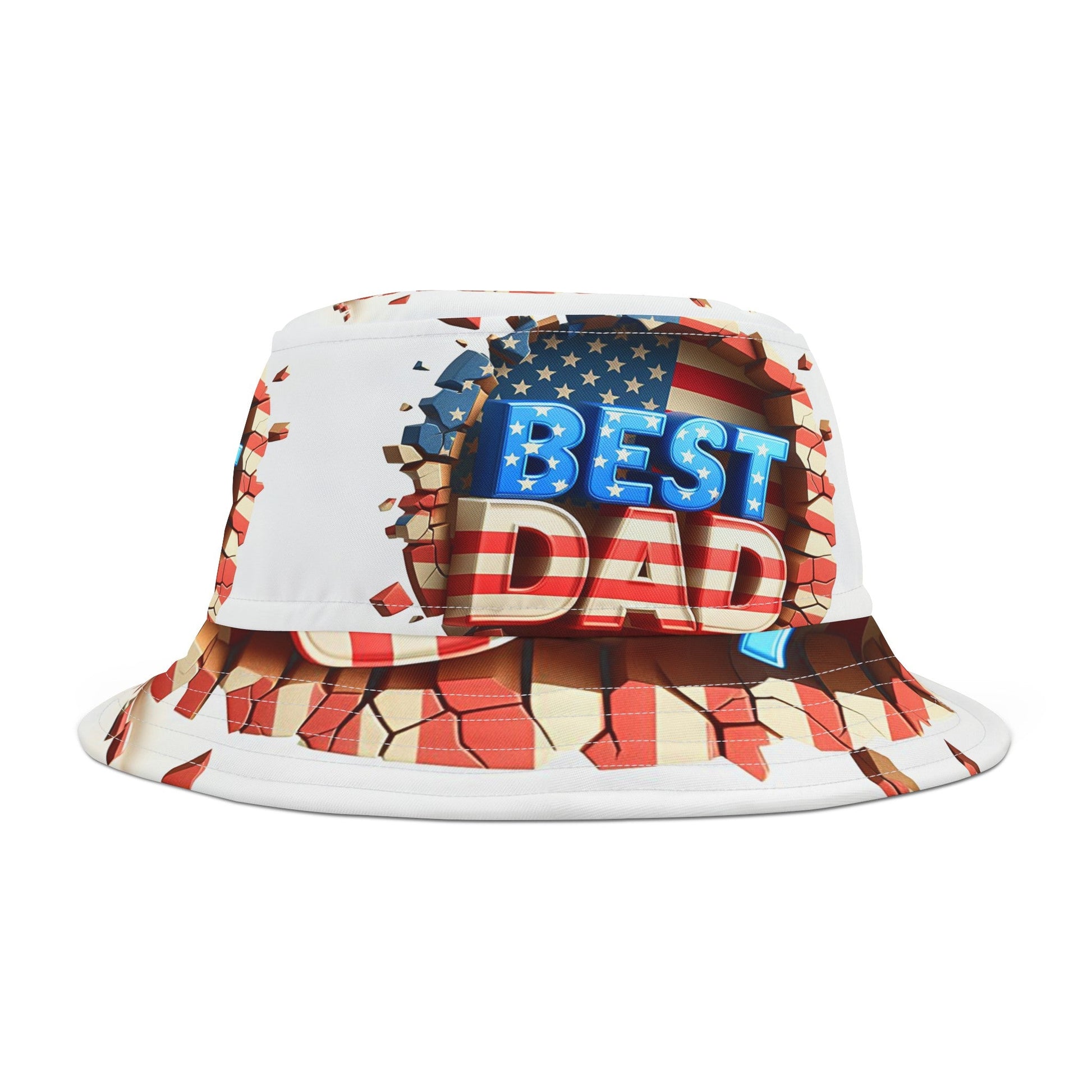 Best Dad Bucket Hat (AOP) - L.W. Unlimited Custom Design Space