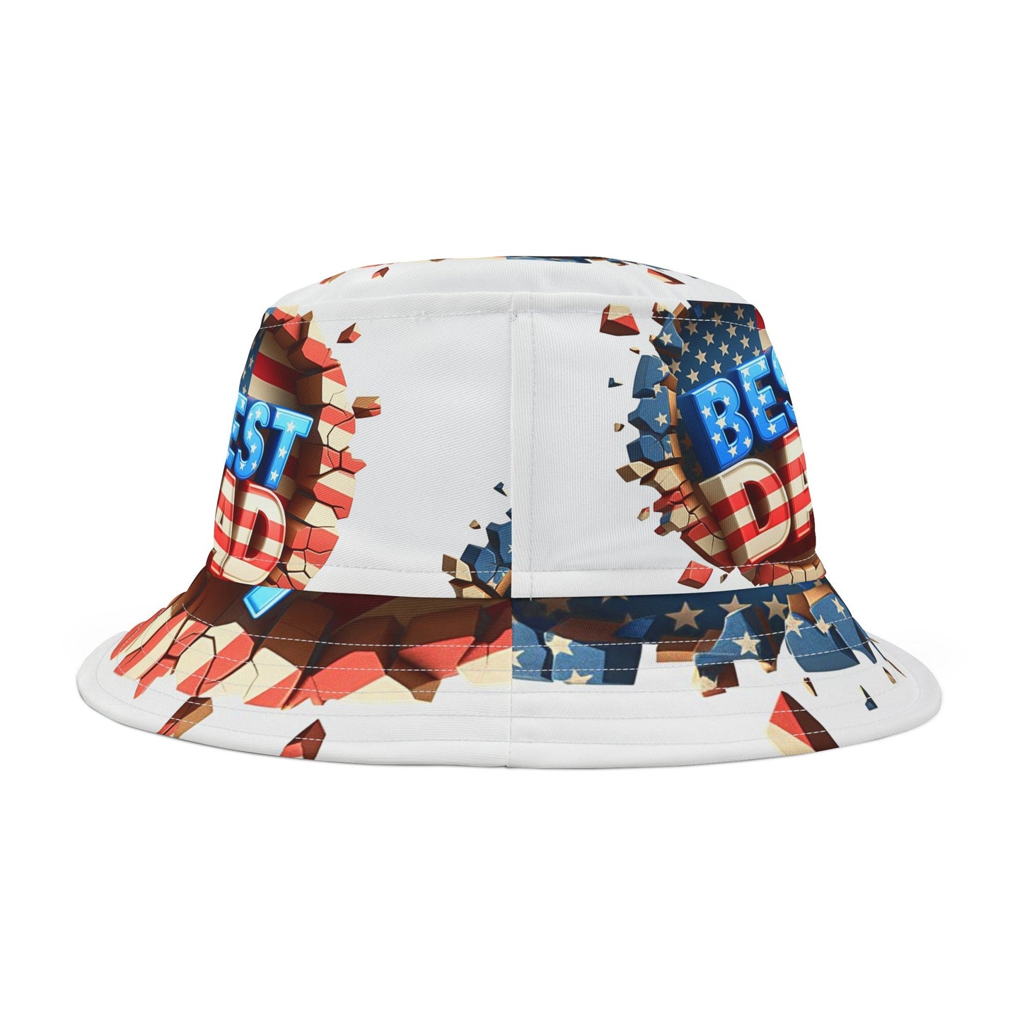 Best Dad Bucket Hat (AOP) - L.W. Unlimited Custom Design Space