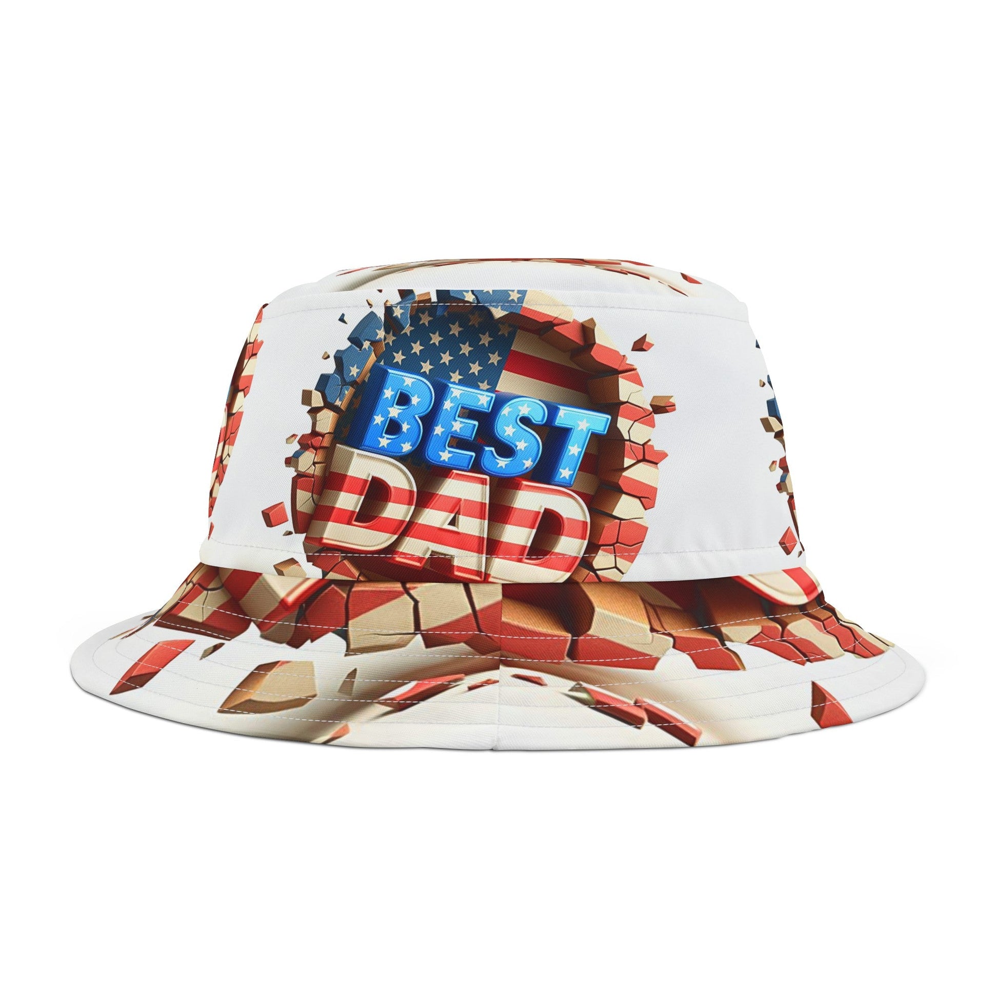 Best Dad Bucket Hat (AOP) - L.W. Unlimited Custom Design Space