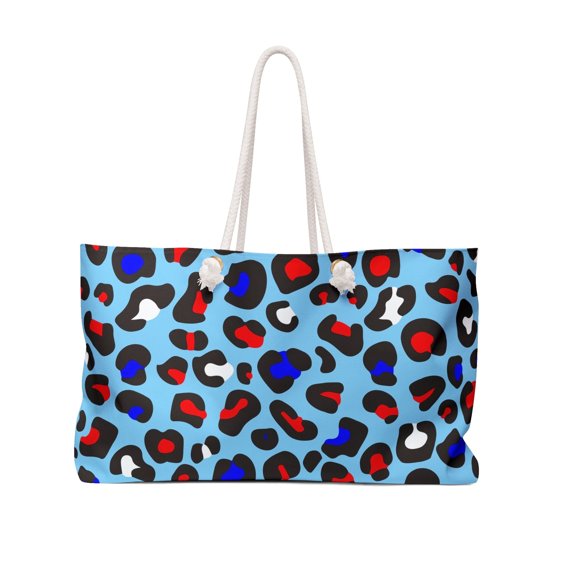 Blue Leopard Weekender Bag - L.W. Unlimited Custom Design Space