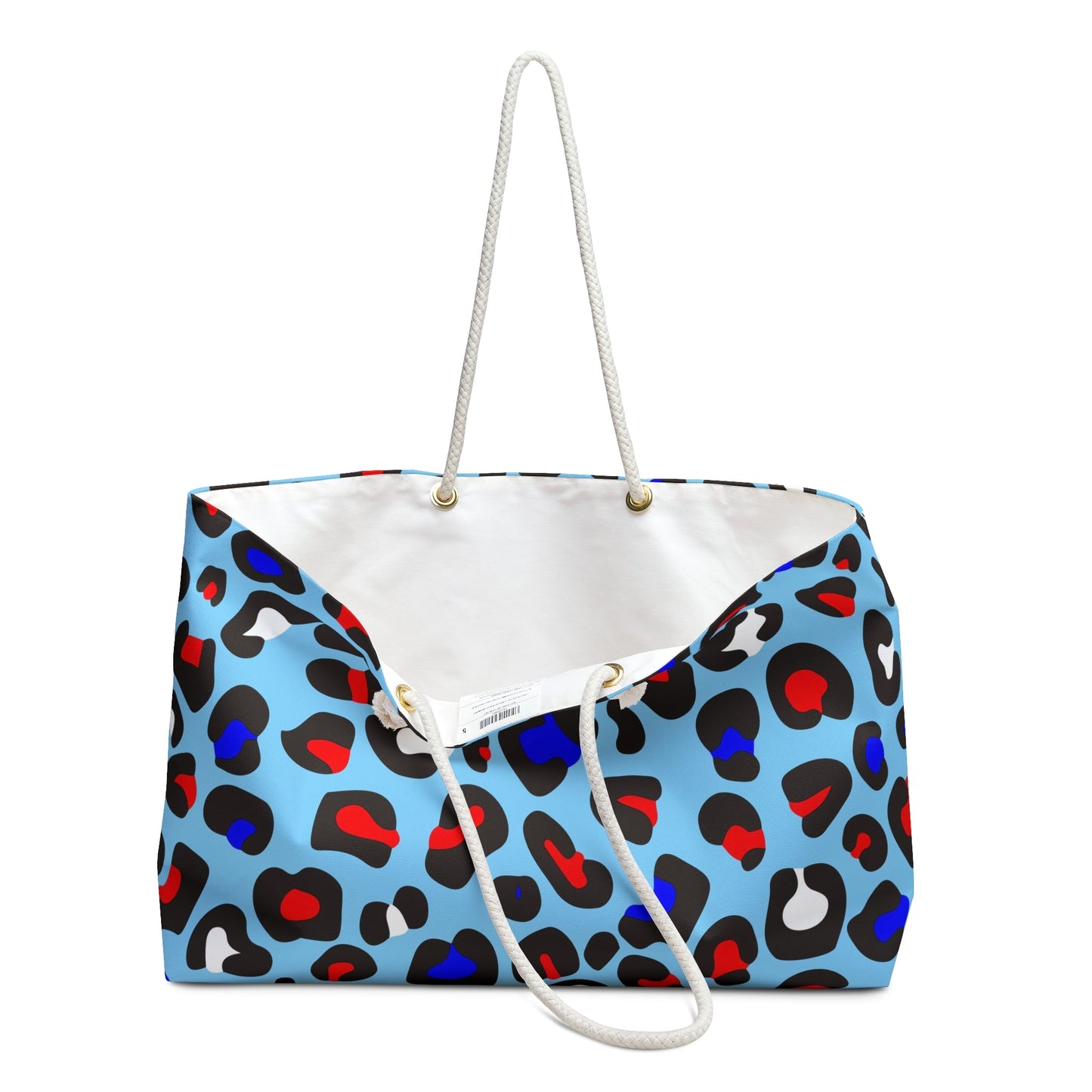 Blue Leopard Weekender Bag - L.W. Unlimited Custom Design Space