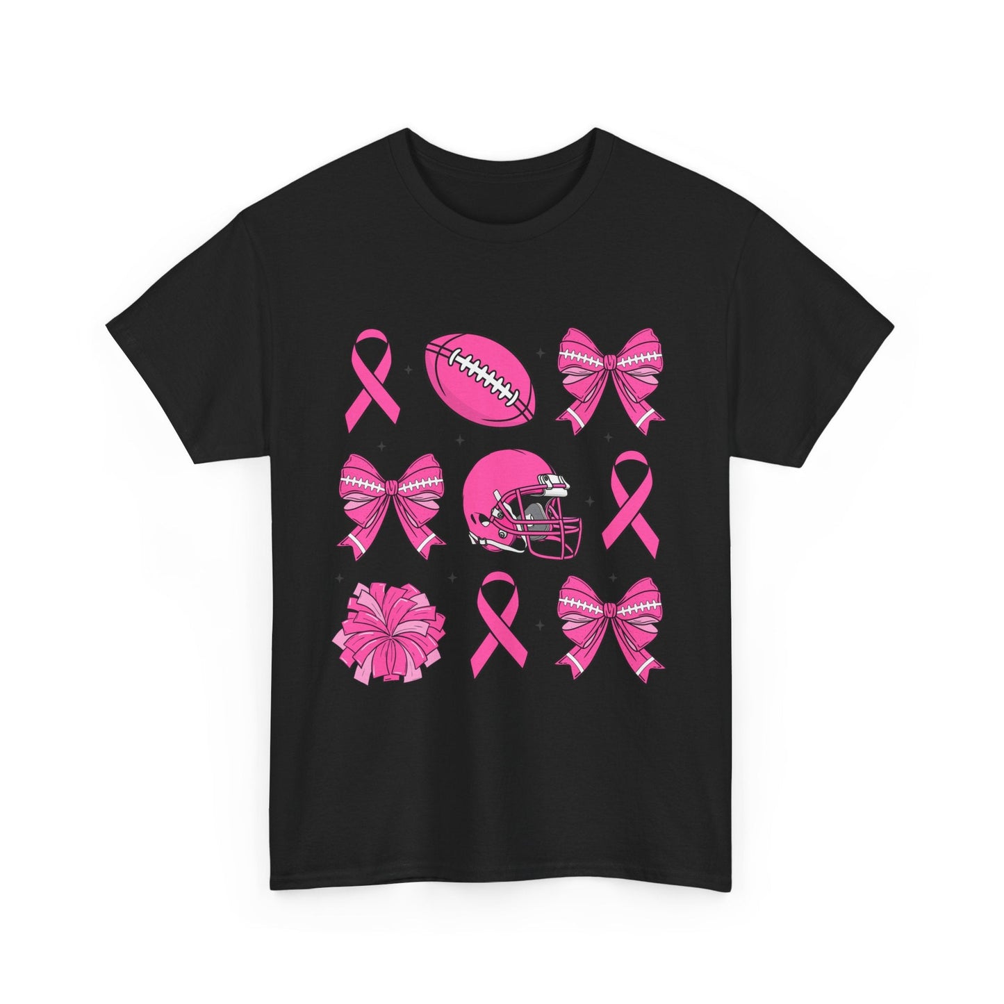 Breast Cancer Tackle Unisex Heavy Cotton Tee - L.W. Unlimited Custom Design Space