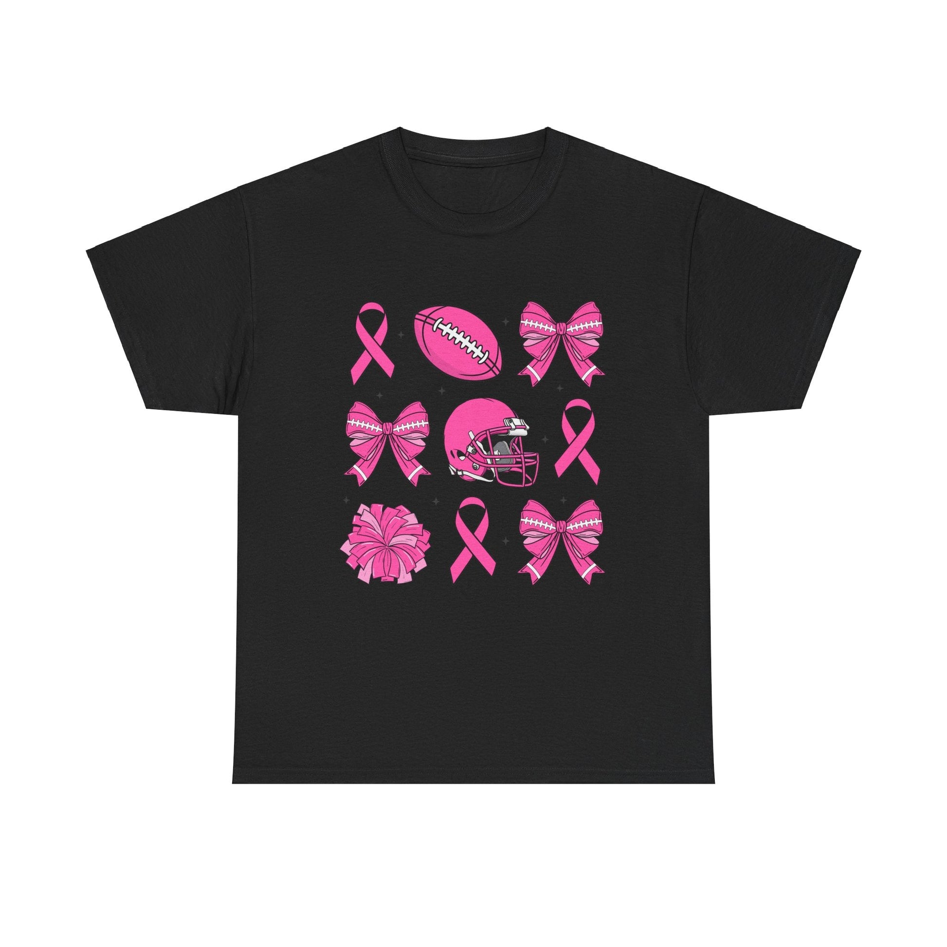 Breast Cancer Tackle Unisex Heavy Cotton Tee - L.W. Unlimited Custom Design Space