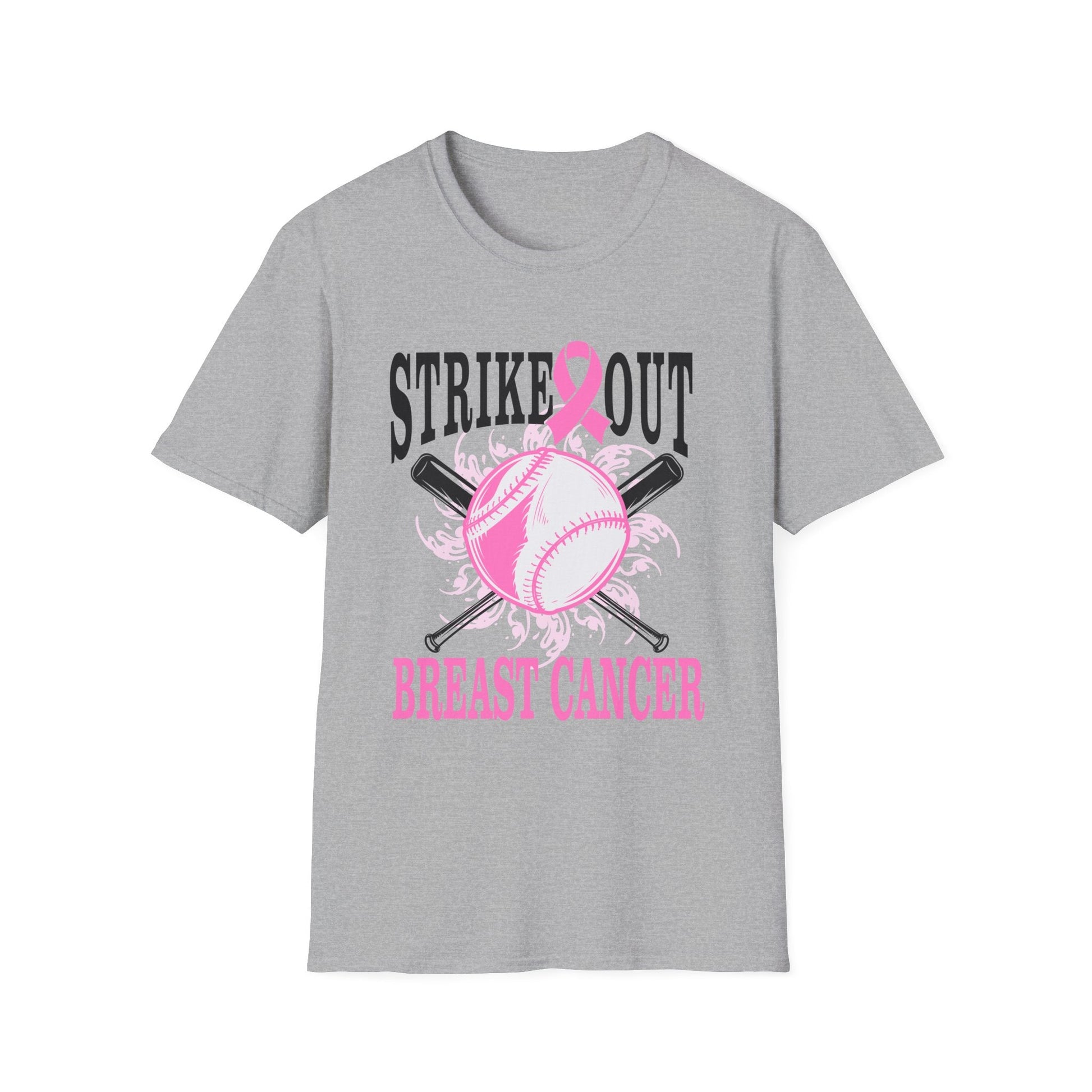 Breast Cancer Tackle Unisex Softstyle T-Shirt - L.W. Unlimited Custom Design Space