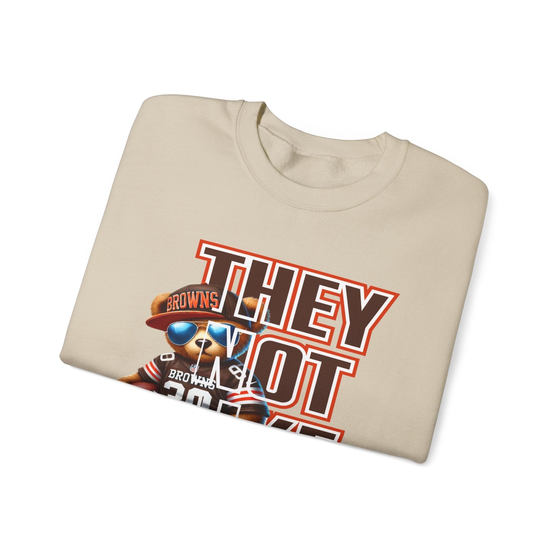 Browns...THEY NOT LIKE US! Unisex Heavy Blend™ Crewneck Sweatshirt - L.W. Unlimited Custom Design Space