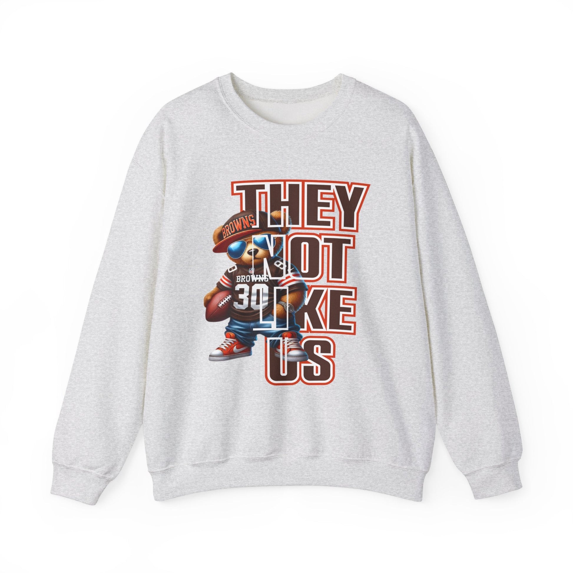 Browns...THEY NOT LIKE US! Unisex Heavy Blend™ Crewneck Sweatshirt - L.W. Unlimited Custom Design Space