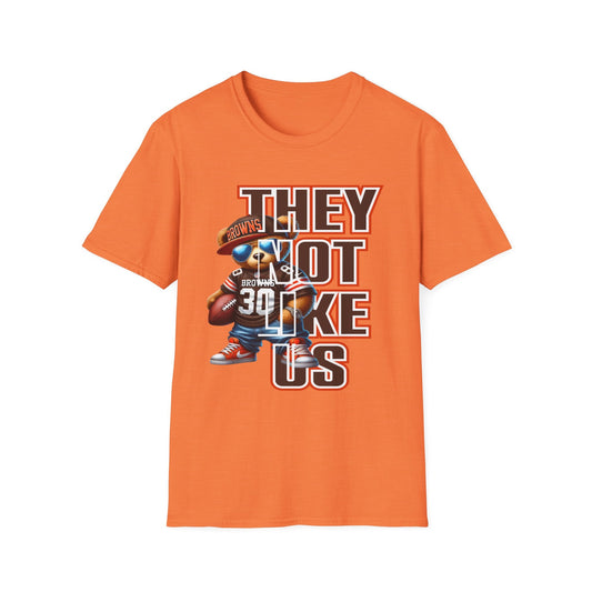 Browns...THEY NOT LIKE US! Unisex Softstyle T-Shirt - L.W. Unlimited Custom Design Space