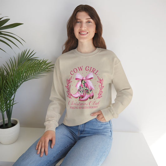 Cowgirl Christmas Club Crewnecks - L.W. Unlimited Custom Design Space