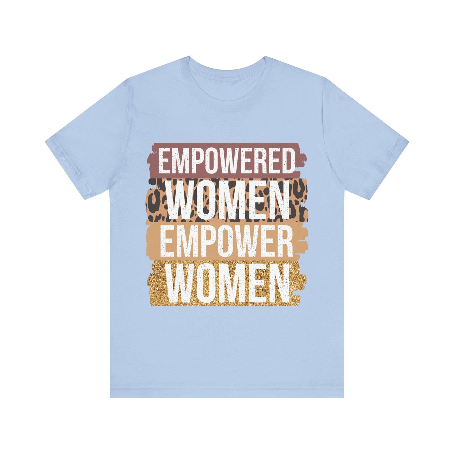 Empowered Women Jersey Short Sleeve Tee - L.W. Unlimited Custom Design Space