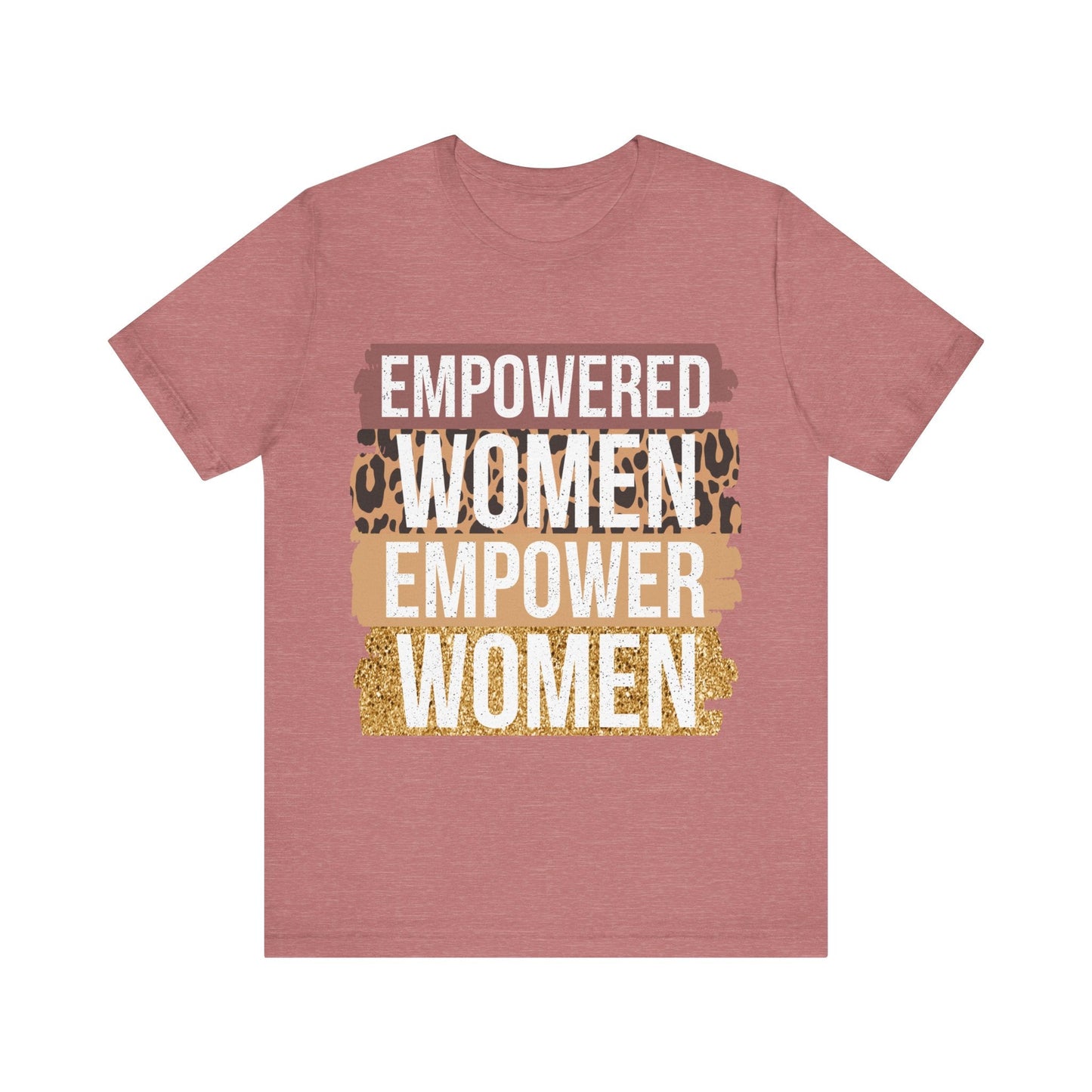 Empowered Women Jersey Short Sleeve Tee - L.W. Unlimited Custom Design Space