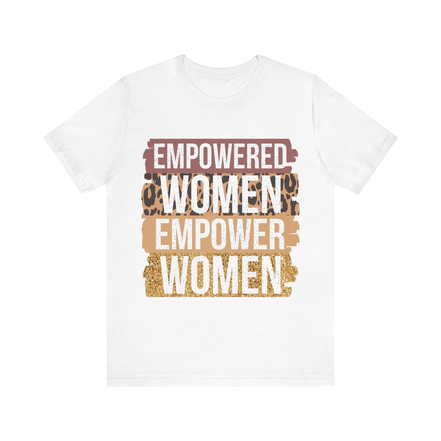 Empowered Women Jersey Short Sleeve Tee - L.W. Unlimited Custom Design Space