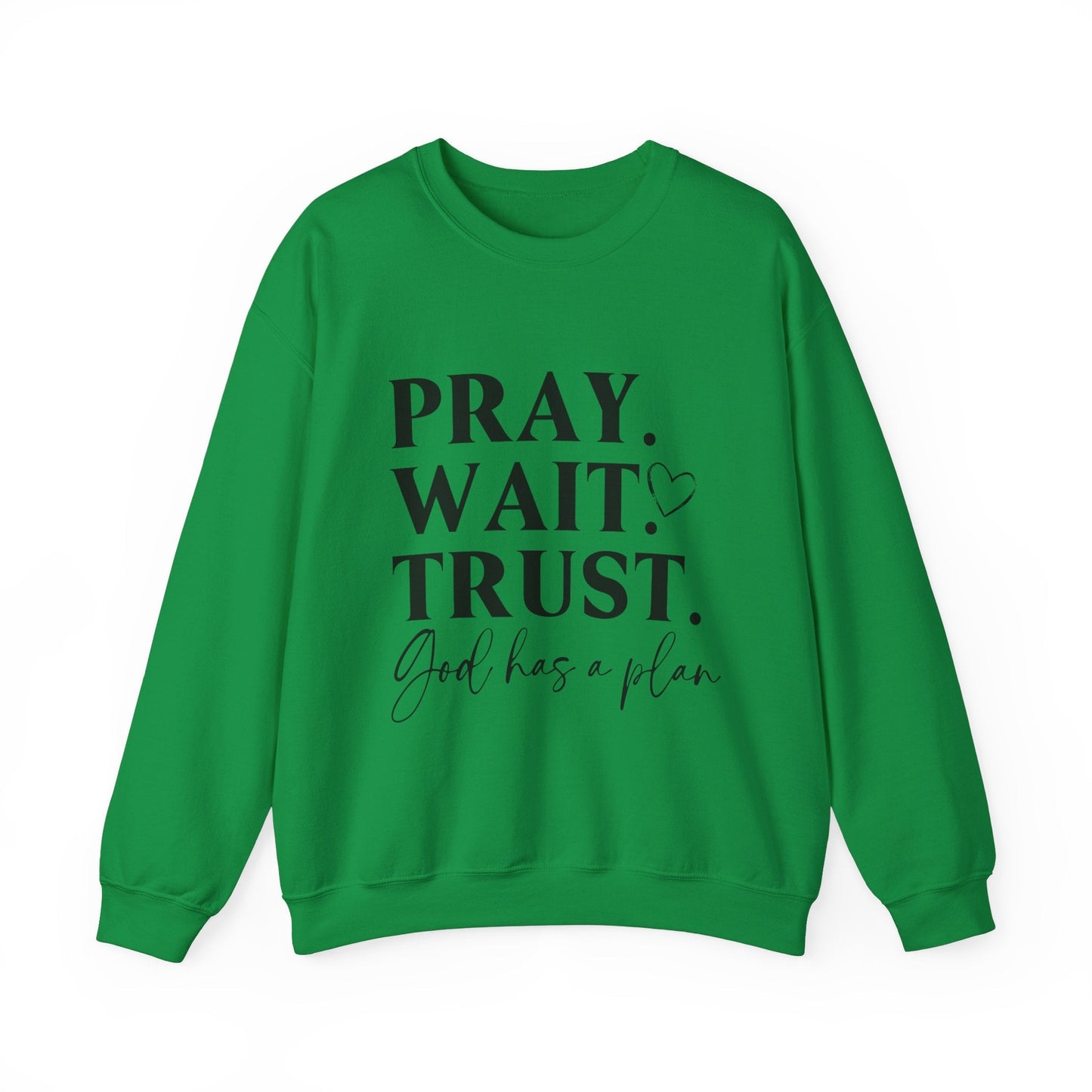 God has a plan Unisex Heavy Blend™ Crewneck Sweatshirt - L.W. Unlimited Custom Design Space