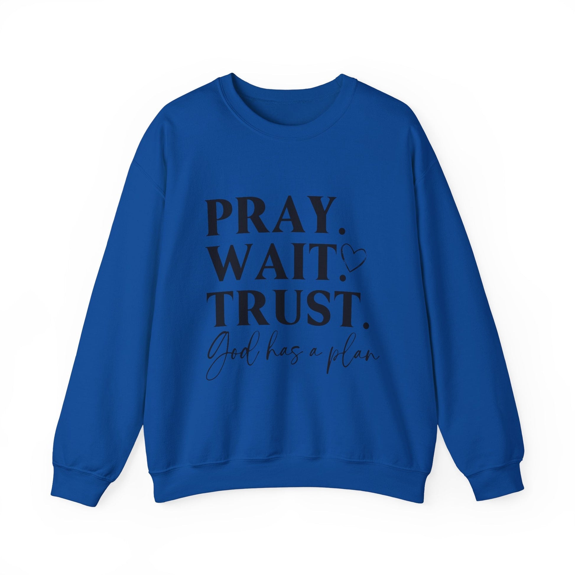 God has a plan Unisex Heavy Blend™ Crewneck Sweatshirt - L.W. Unlimited Custom Design Space