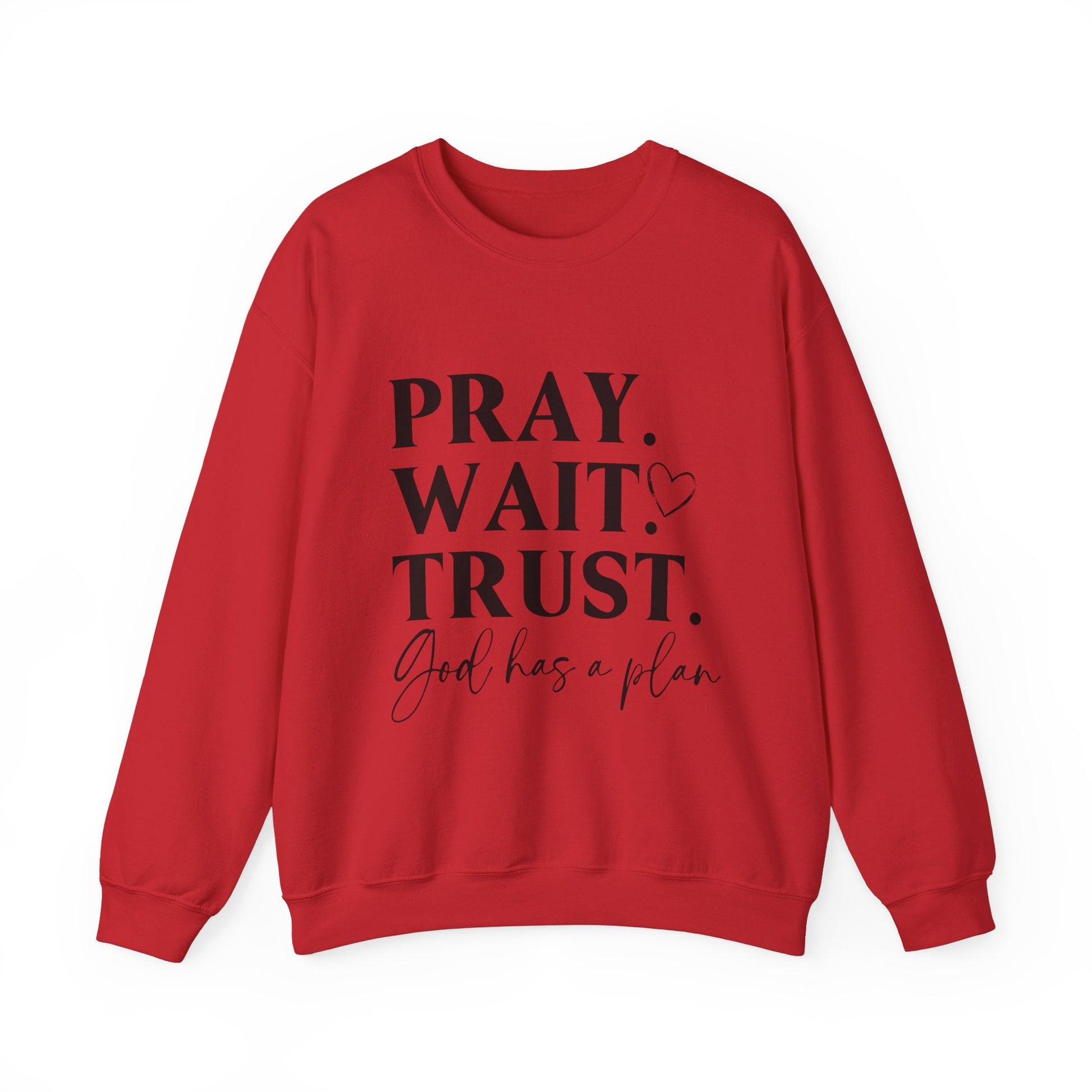 God has a plan Unisex Heavy Blend™ Crewneck Sweatshirt - L.W. Unlimited Custom Design Space