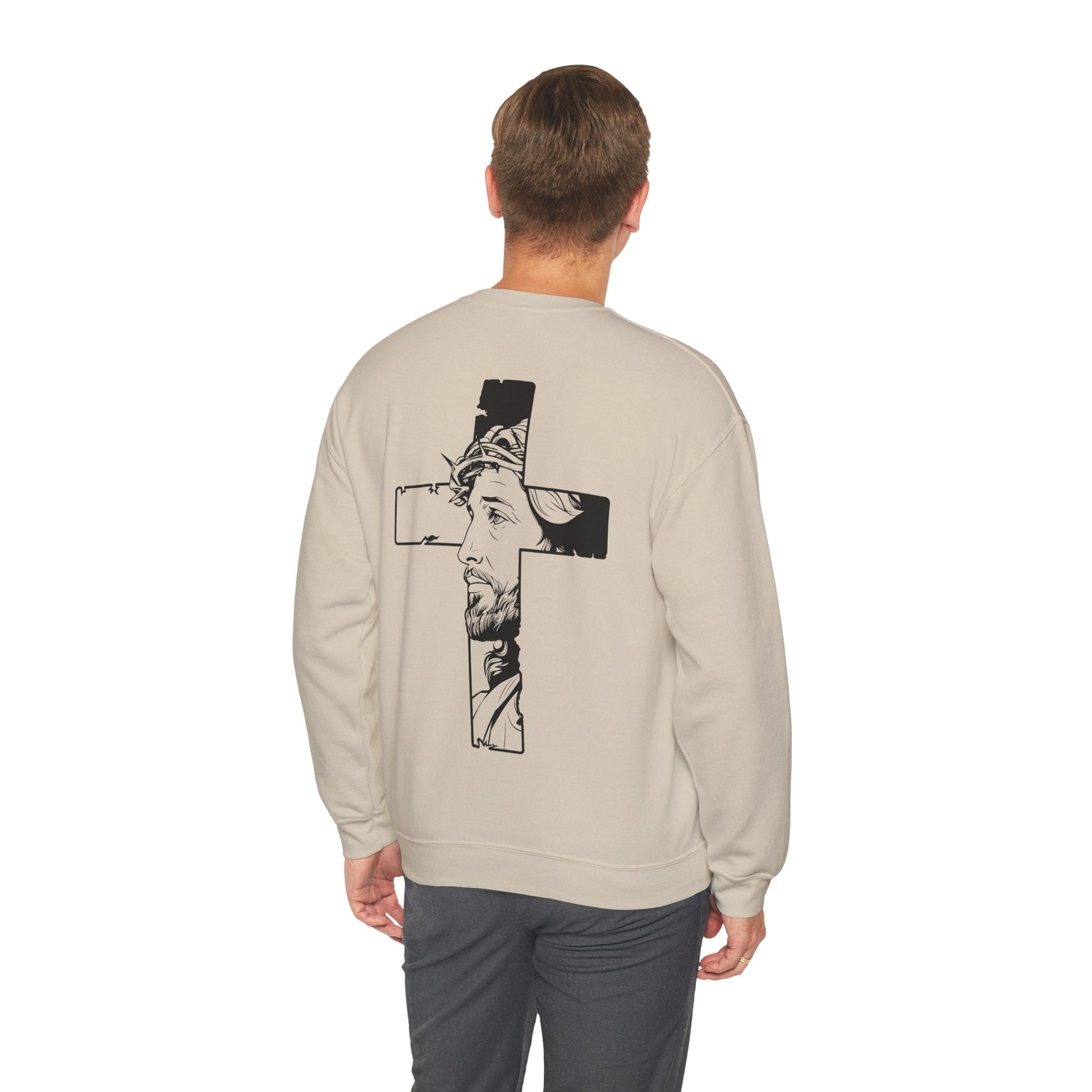 God has a plan Unisex Heavy Blend™ Crewneck Sweatshirt - L.W. Unlimited Custom Design Space