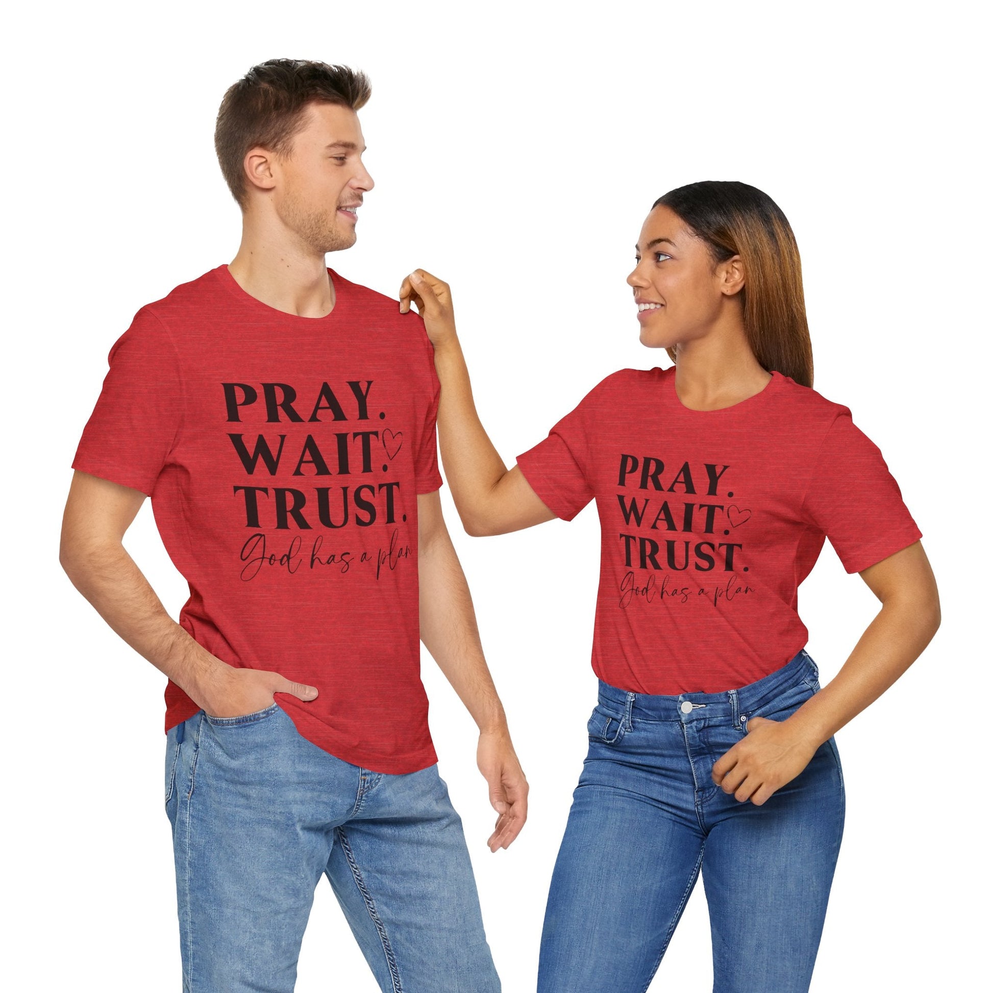 God has a plan Unisex Jersey Short Sleeve Tee - L.W. Unlimited Custom Design Space