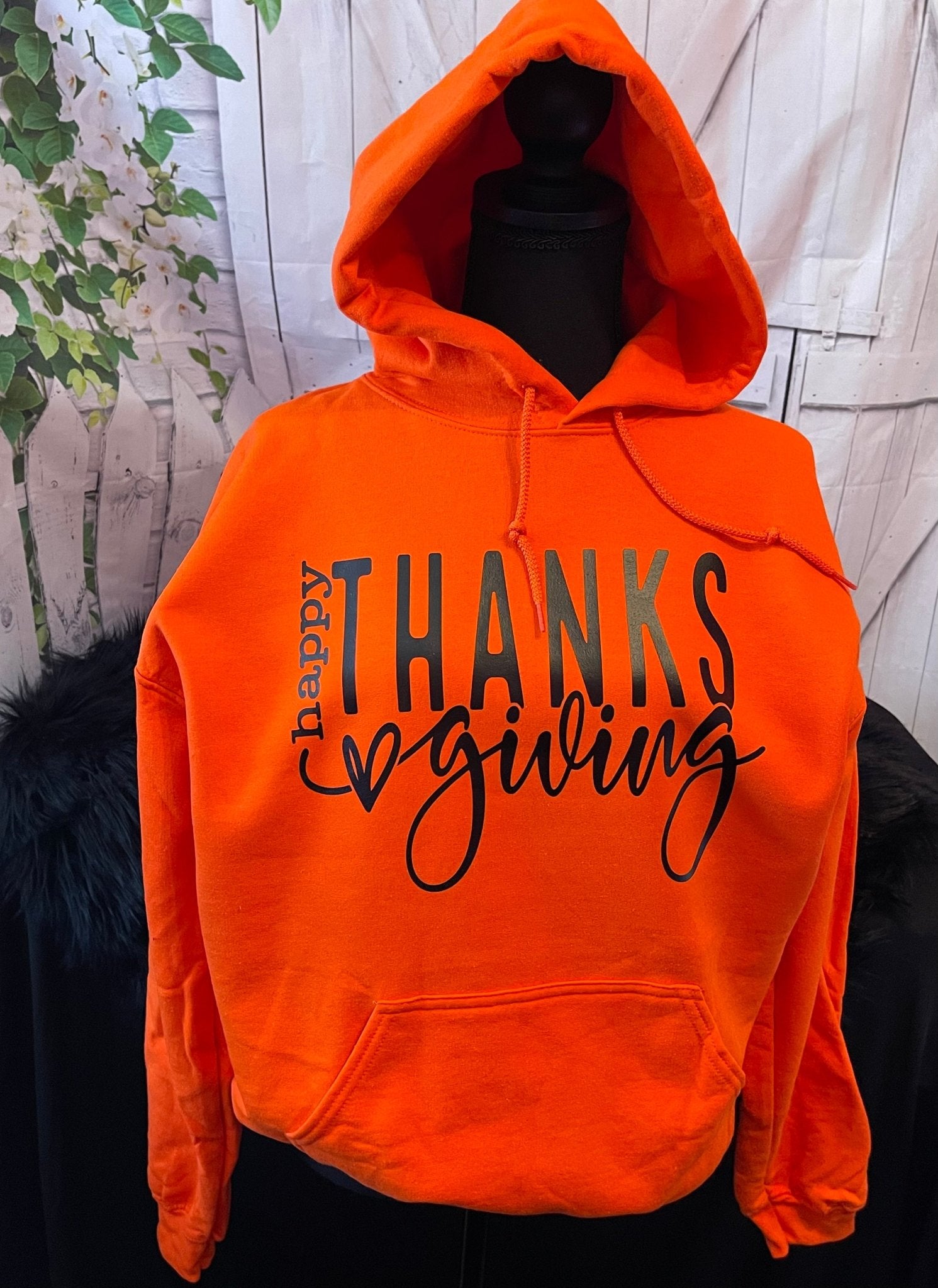 Happy Thanksgiving Hoodie - L.W. Unlimited Custom Design Space