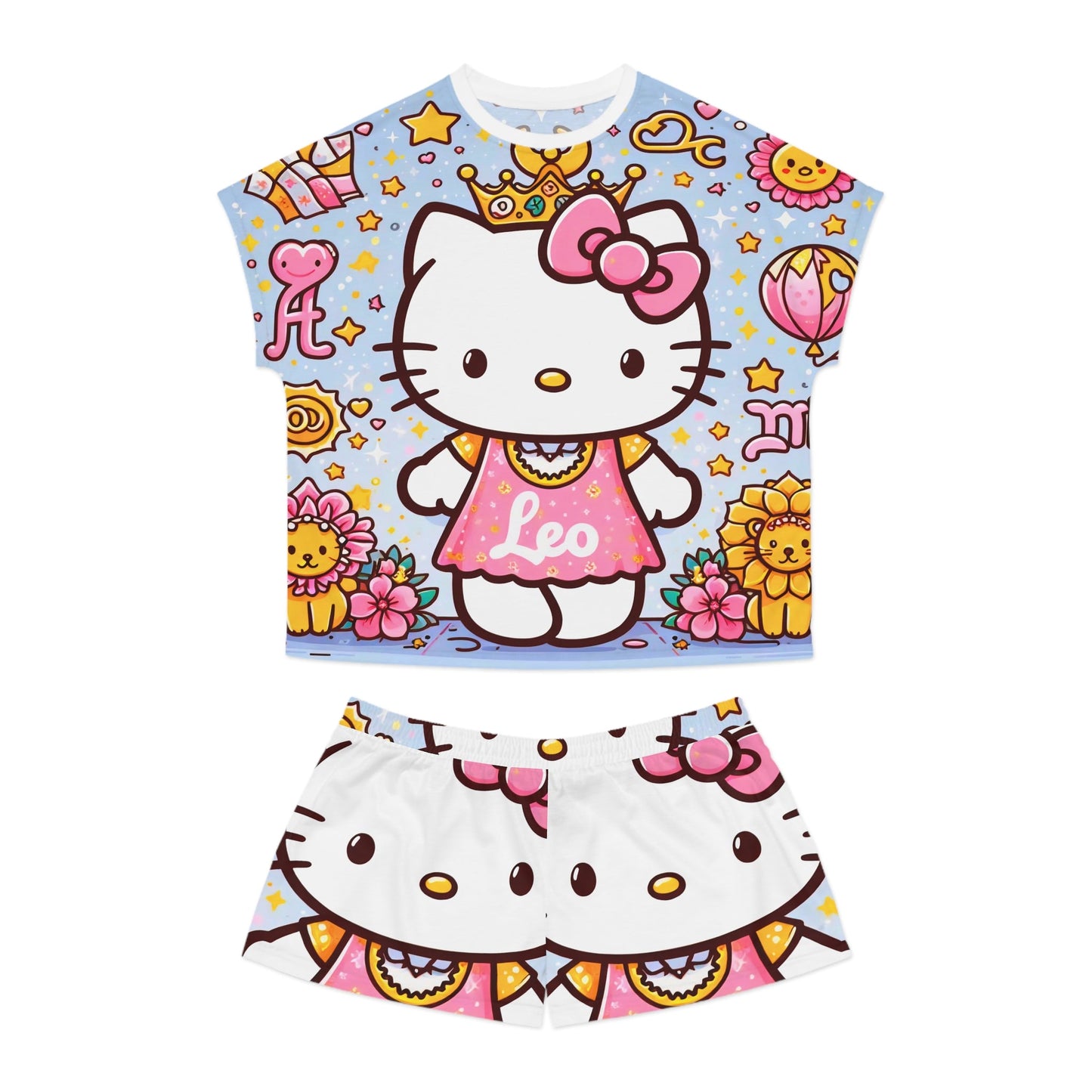 Hello Kitty LEO Women's Short Pajama Set - L.W. Unlimited Custom Design Space