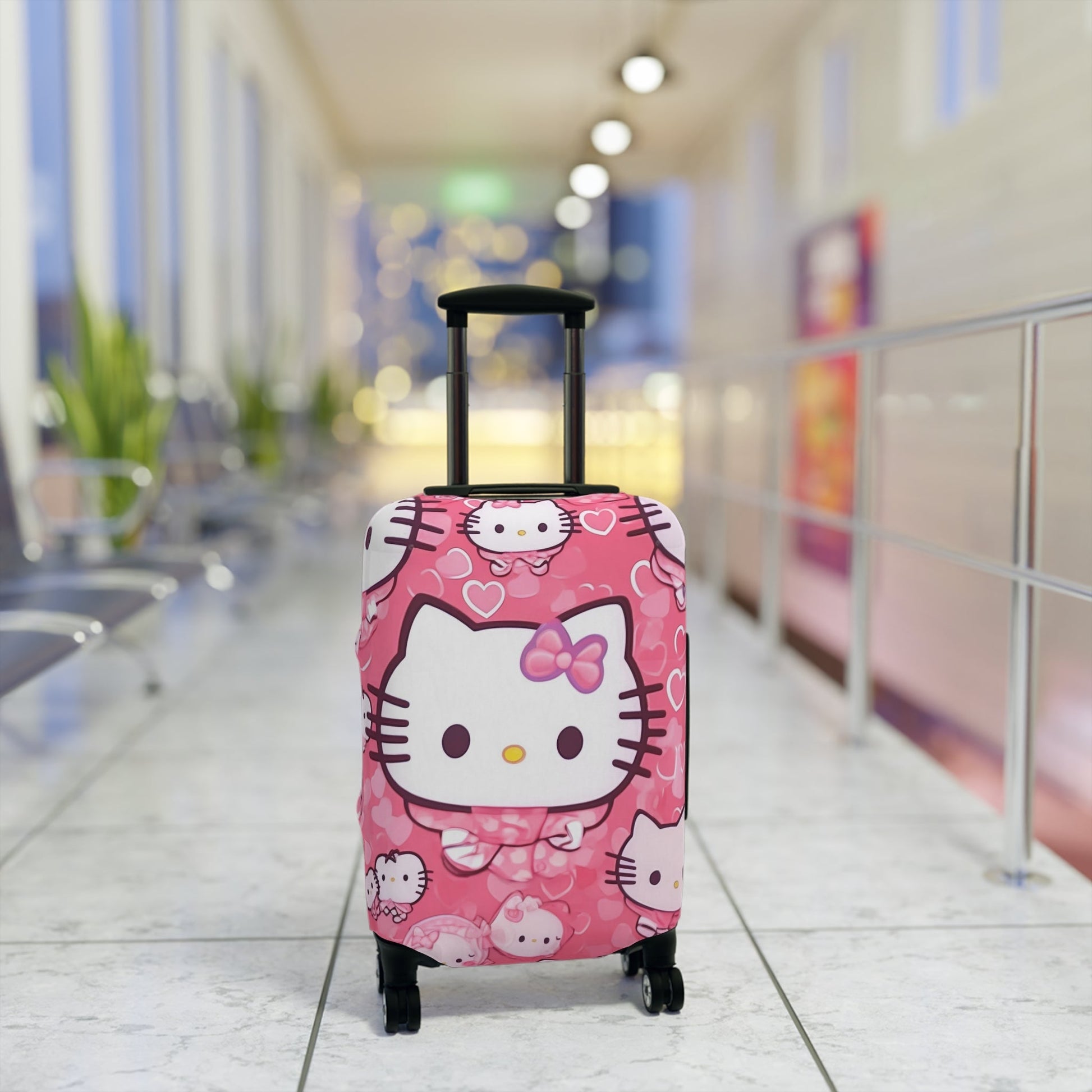 Hello Kitty Pink Luggage Cover - L.W. Unlimited Custom Design Space