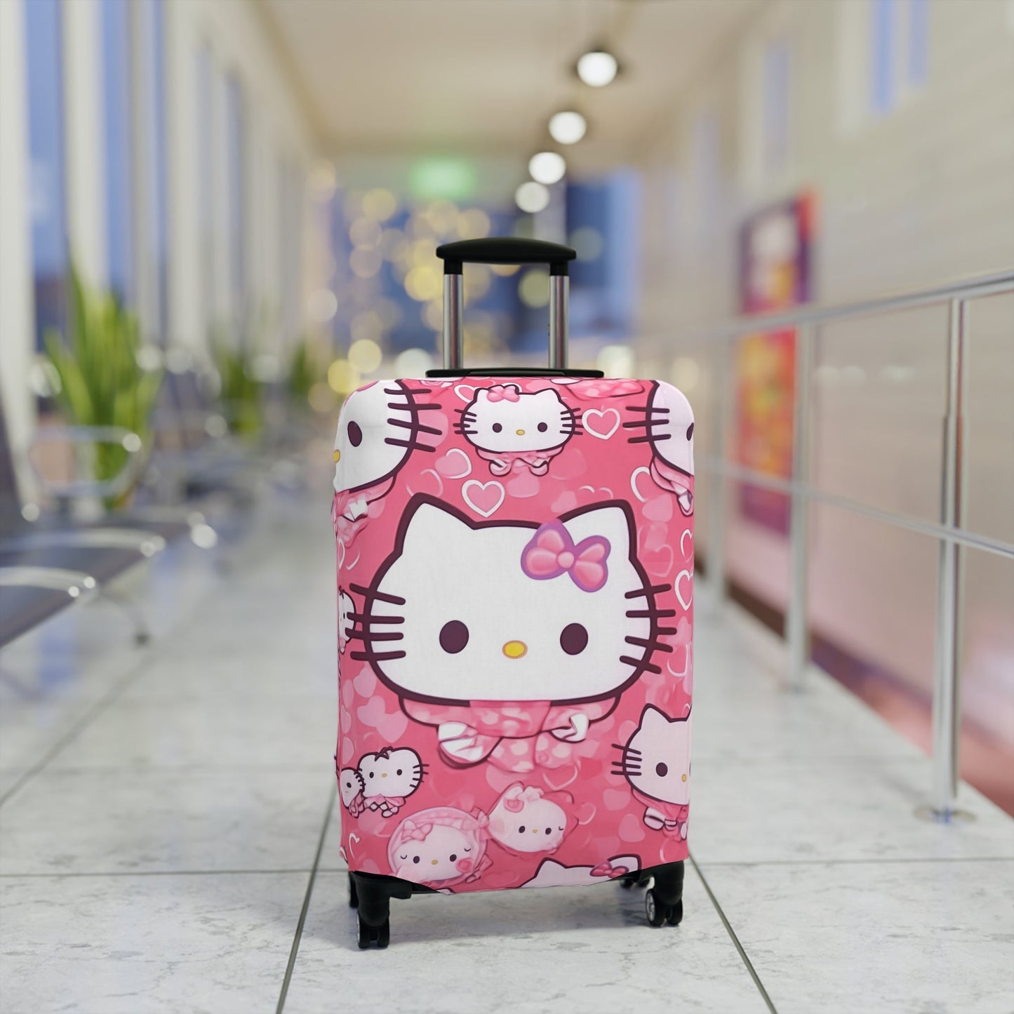 Hello Kitty Pink Luggage Cover - L.W. Unlimited Custom Design Space