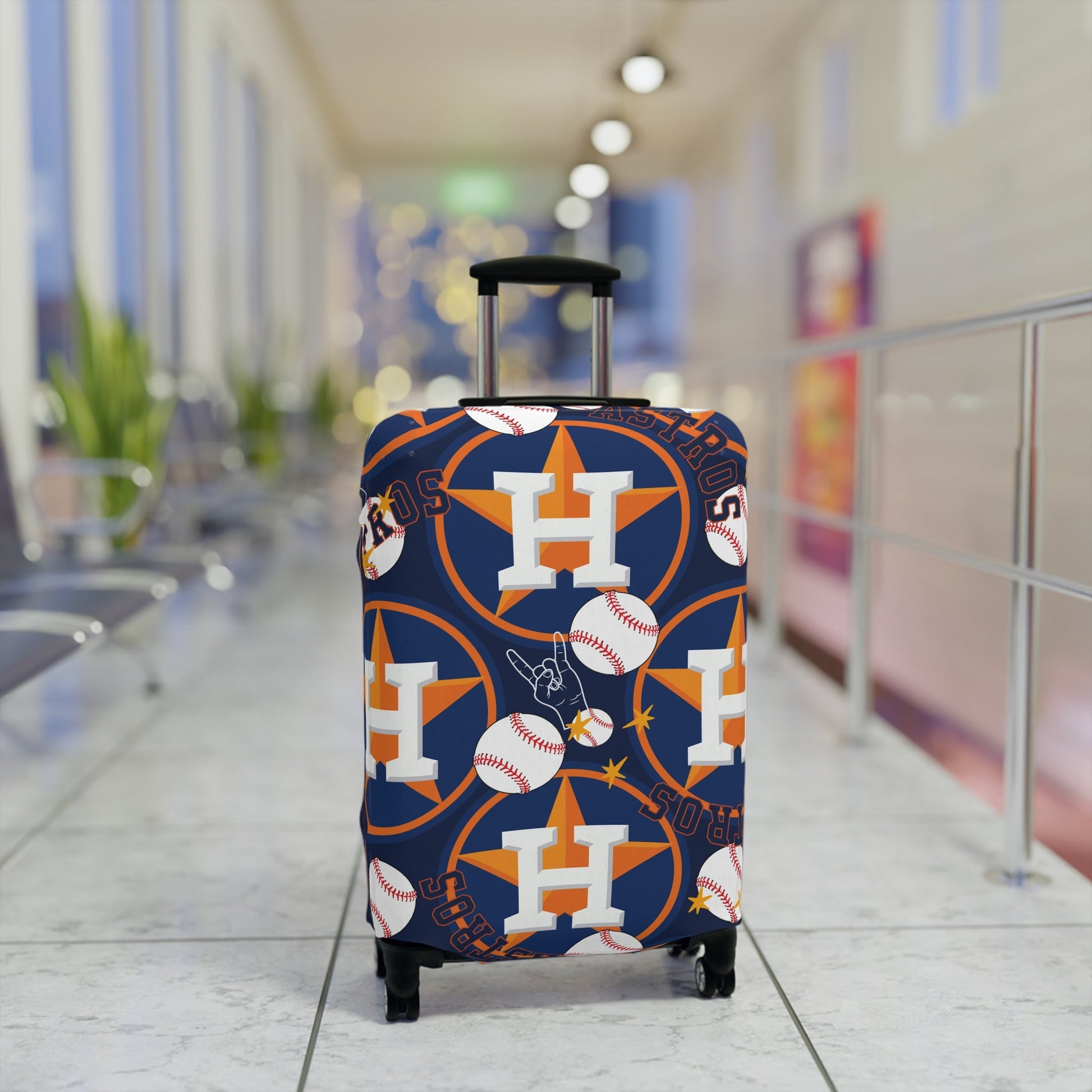 Houston Astro's Luggage Cover - L.W. Unlimited Custom Design Space