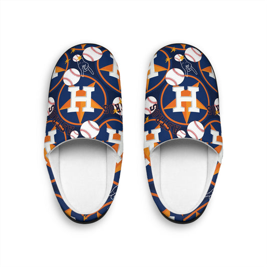 Houston Astro's Men's Indoor Slippers - L.W. Unlimited Custom Design Space