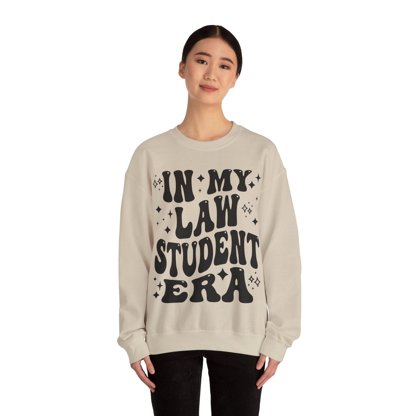 In My Law Student Ers Unisex Heavy Blend™ Crewneck Sweatshirt - L.W. Unlimited Custom Design Space