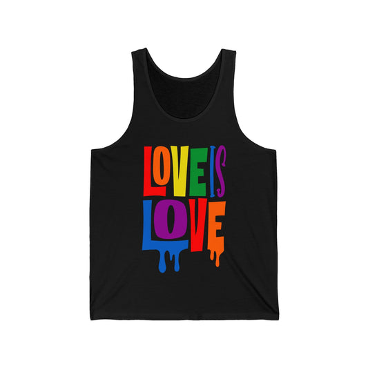 Love Is Love Unisex Jersey Tank - L.W. Unlimited Custom Design Space