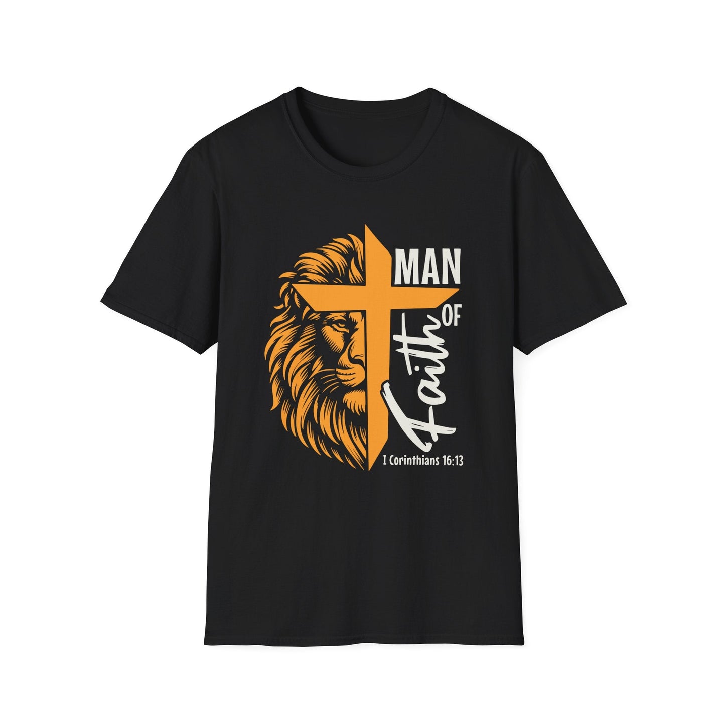 Man of Faith Unisex Softstyle T-Shirt - L.W. Unlimited Custom Design Space