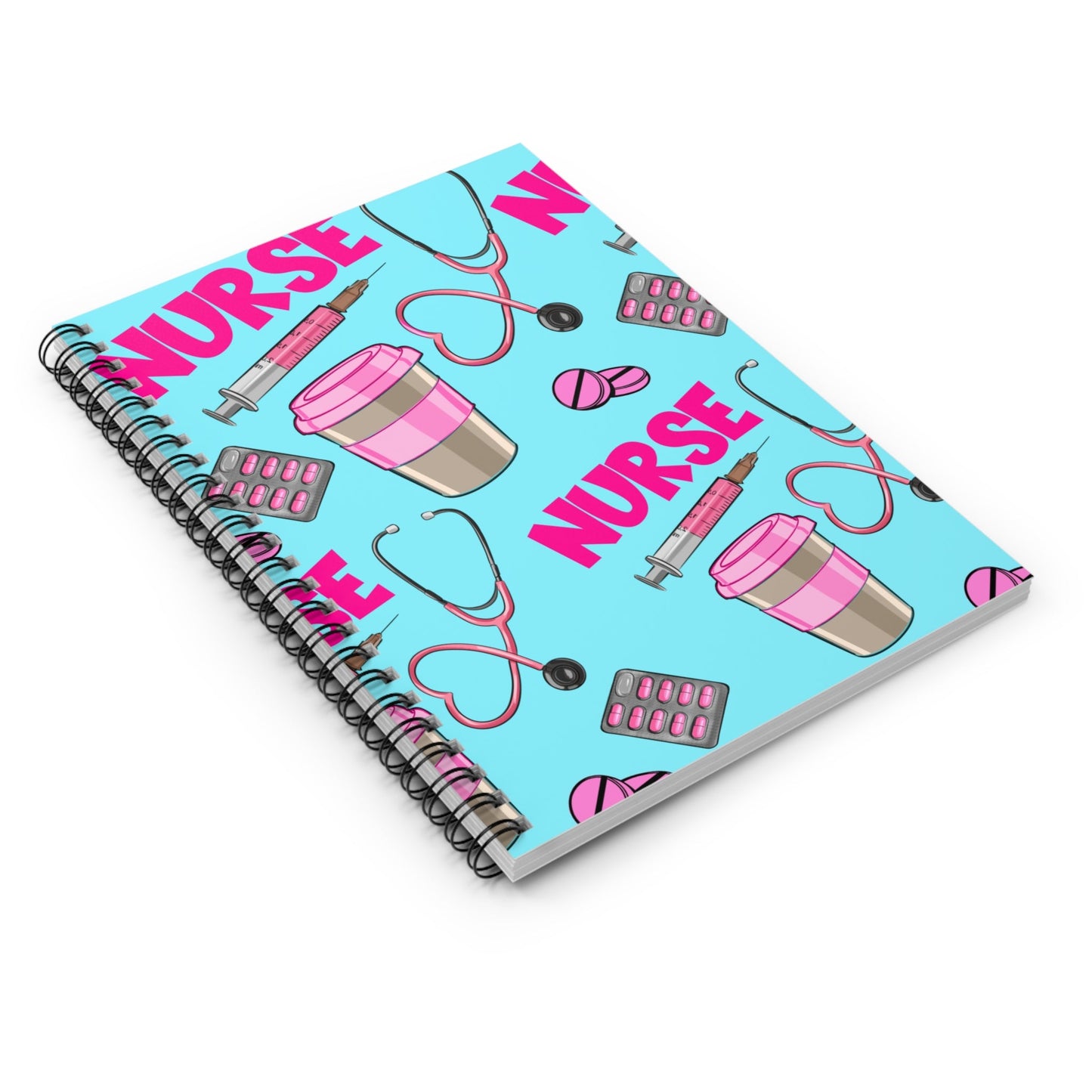 Nurse Spiral Notebook - Ruled Line - L.W. Unlimited Custom Design Space