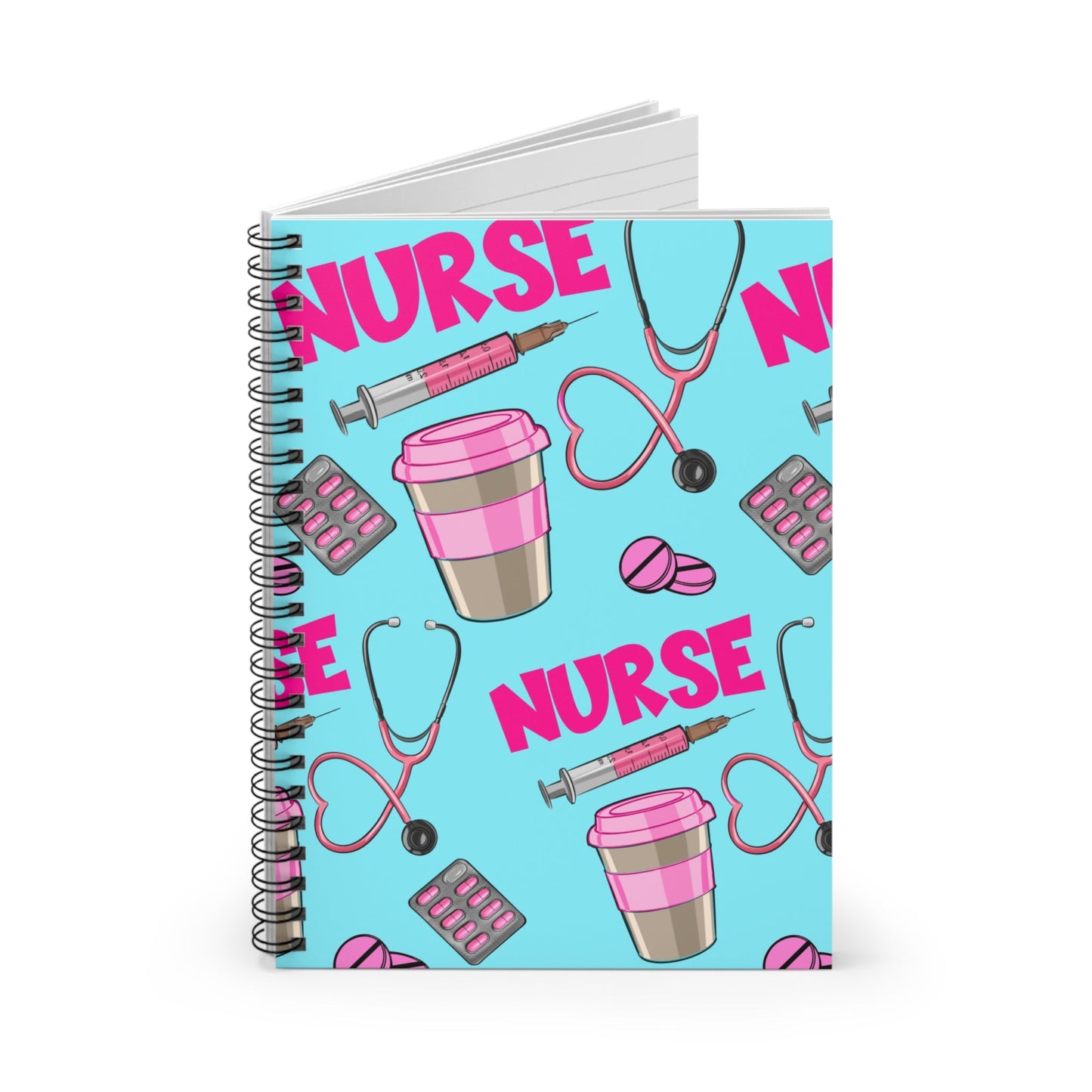 Nurse Spiral Notebook - Ruled Line - L.W. Unlimited Custom Design Space