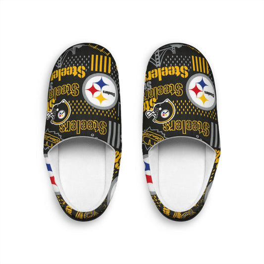 Pittsburgh Steeler's Men's Indoor Slippers - L.W. Unlimited Custom Design Space