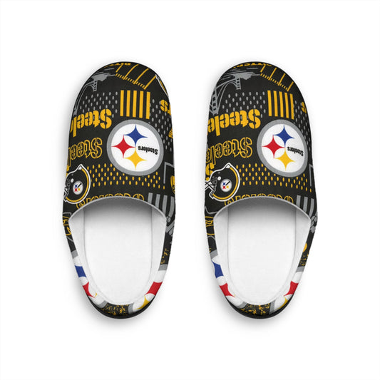 Pittsburgh Steelers Women's Indoor Slippers - L.W. Unlimited Custom Design Space