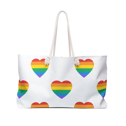 Pride Hearts Weekender Bag - L.W. Unlimited Custom Design Space