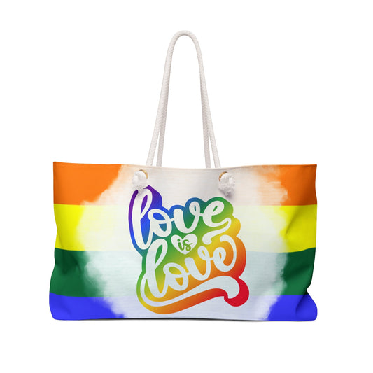 Pride Love Is Love Weekender Bag - L.W. Unlimited Custom Design Space