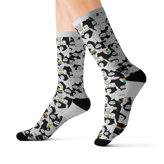 Pride Sublimation Socks - L.W. Unlimited Custom Design Space