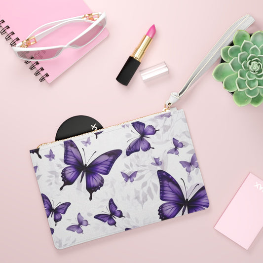 Purple Butterfly Clutch Bag - L.W. Unlimited Custom Design Space